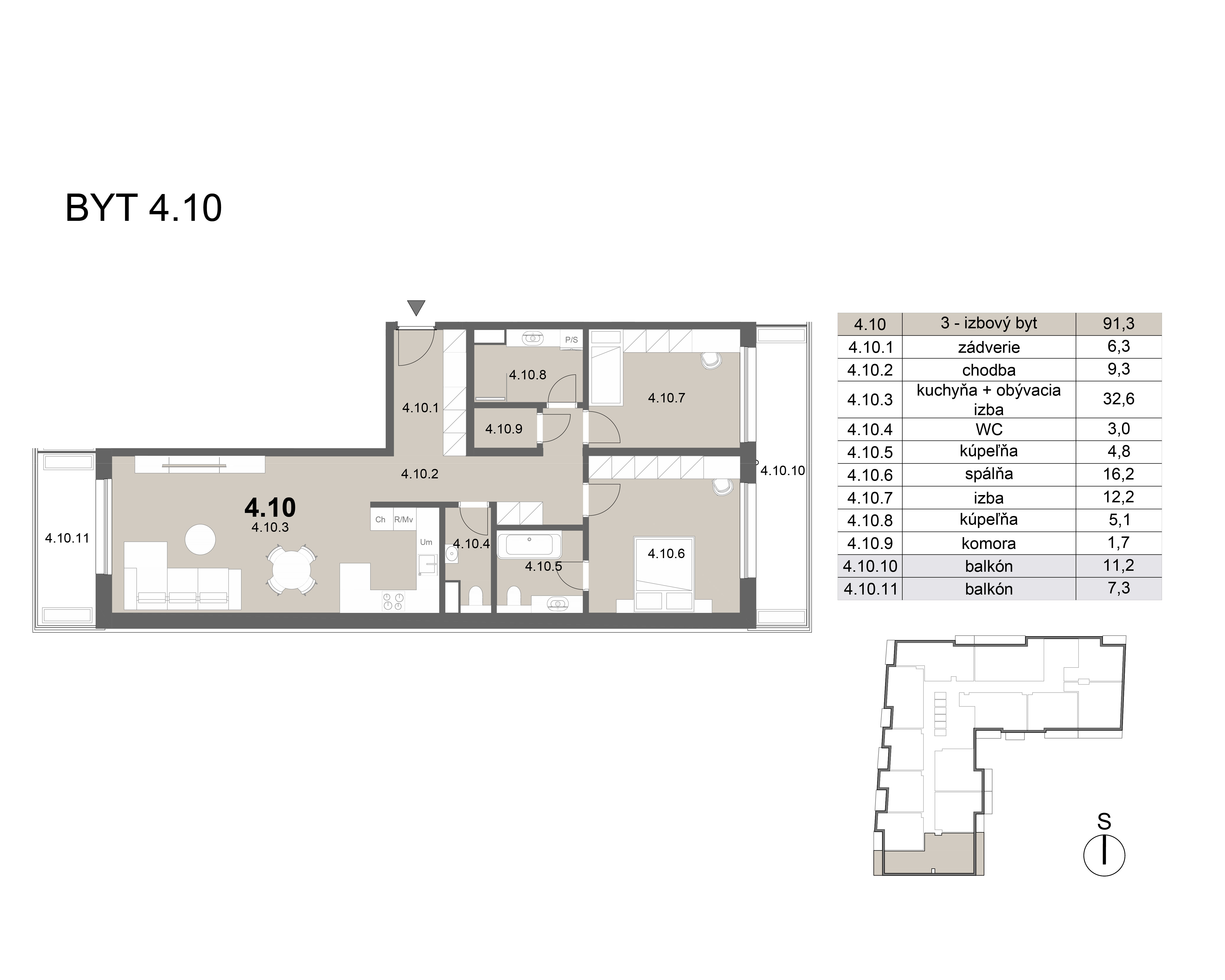 Zion residence - 4.10 - Pôdorys