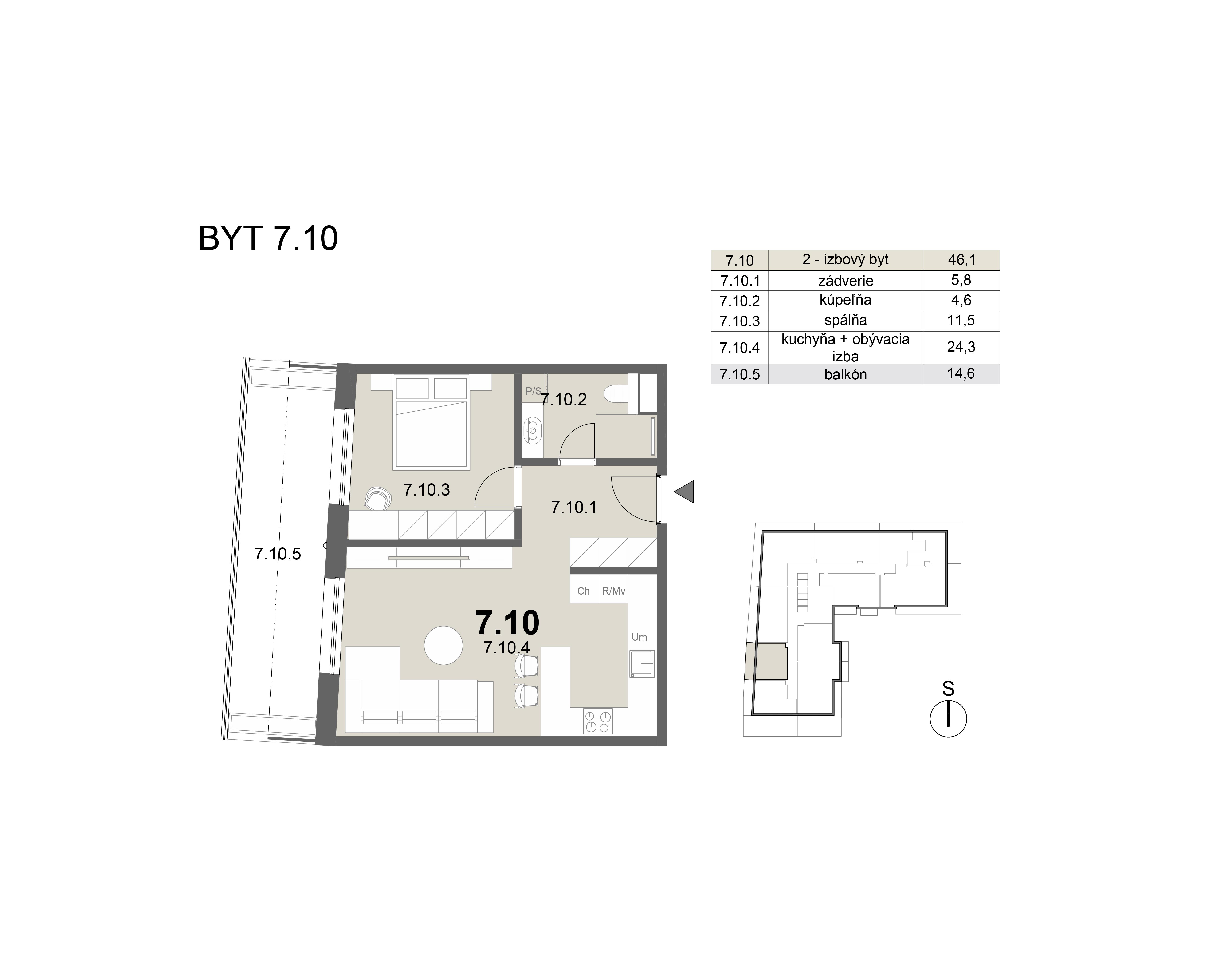 Zion residence - 7.10 - Pôdorys