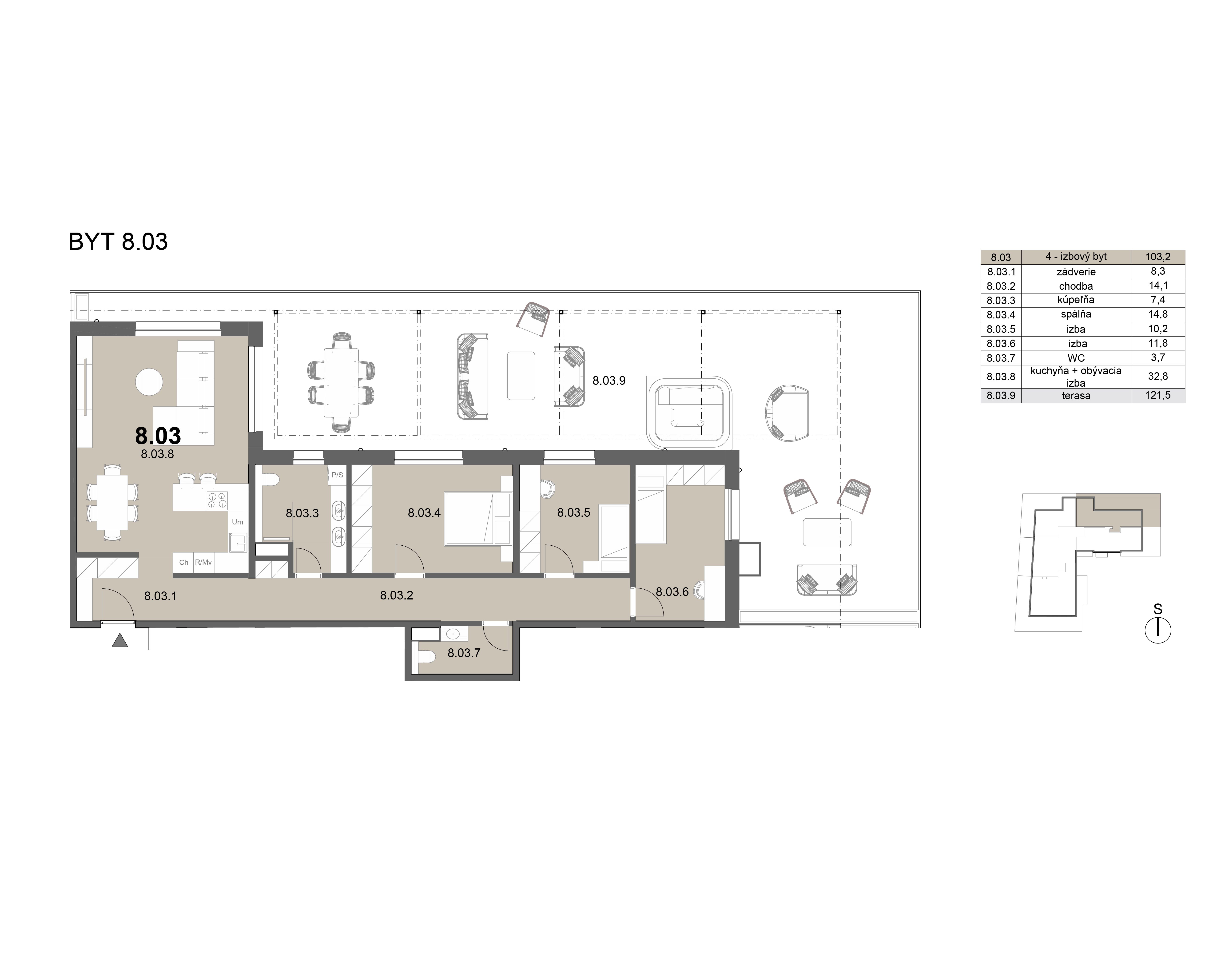 Zion residence - 8.03 - Pôdorys