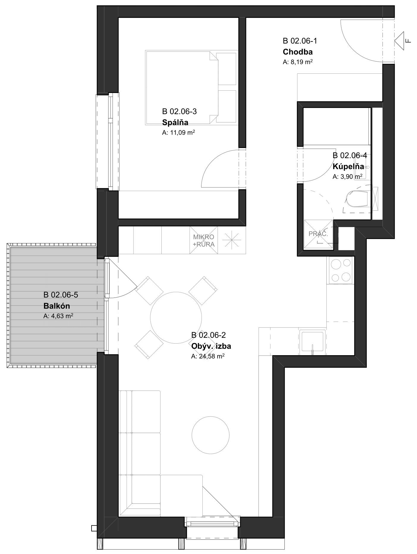 Krásne v Krásne - 02.06 - Pôdorys