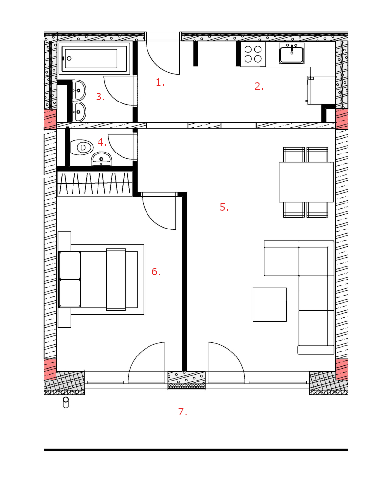 Galandov majer - K14.2.1 - Pôdorys