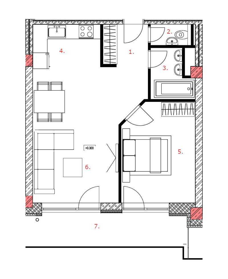 Galandov majer - K17.2.1 - Pôdorys