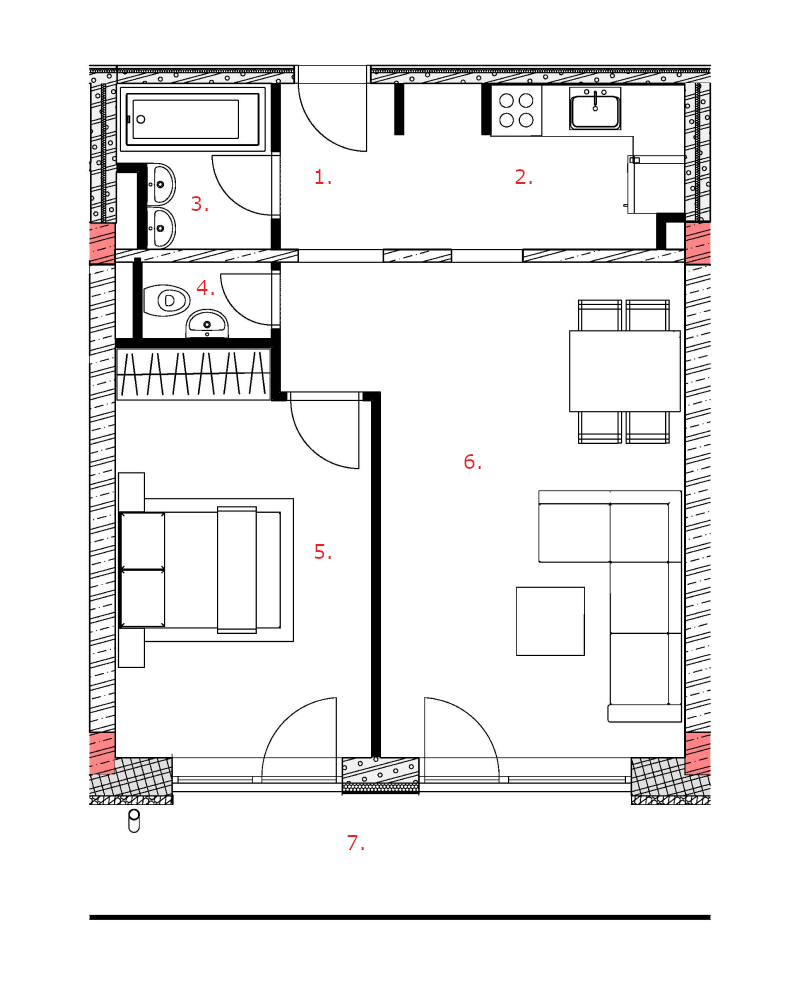 Galandov majer - K2.1.1 - Pôdorys