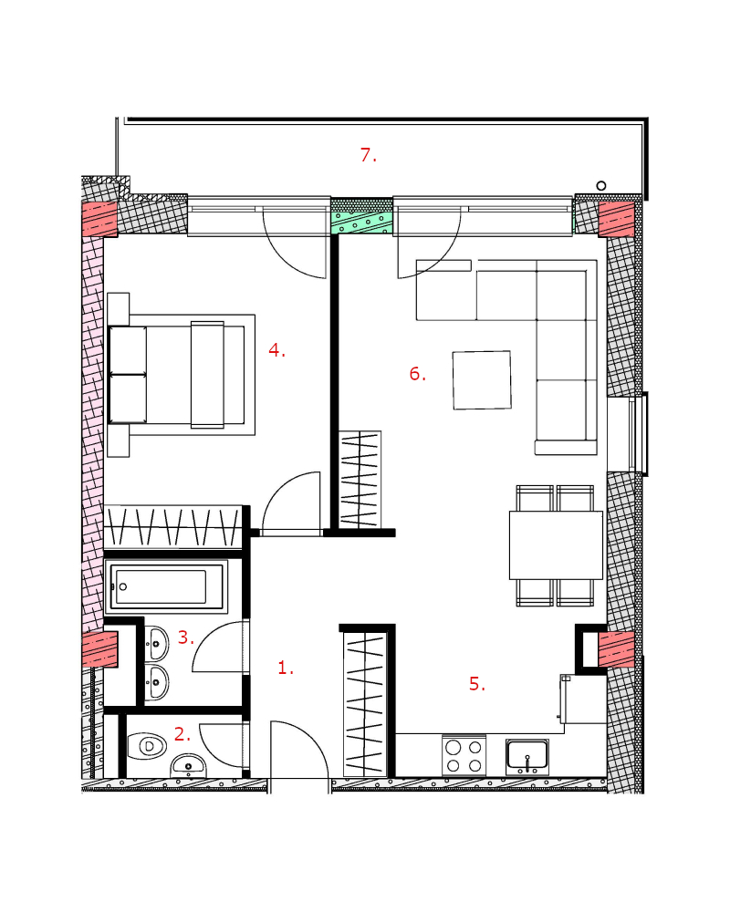 Galandov majer - K28.4.1 - Pôdorys
