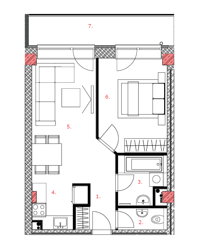 Galandov majer - V17.2.2 - Pôdorys