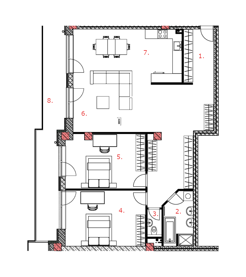 Galandov majer - V21.2.2 - Pôdorys