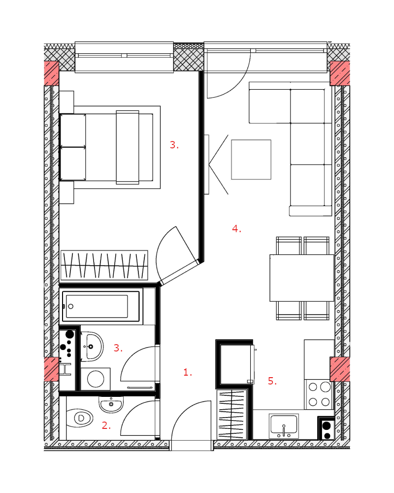 Galandov majer - V3.1.2 - Pôdorys