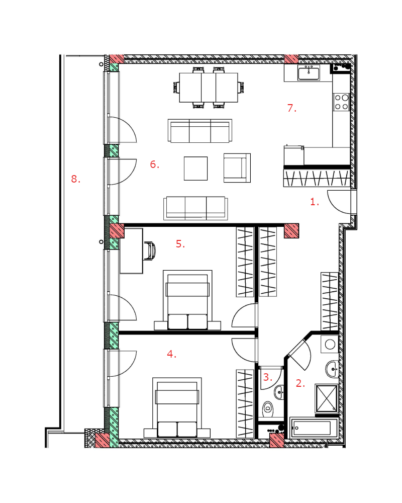 Galandov majer - V35.3.2 - Pôdorys