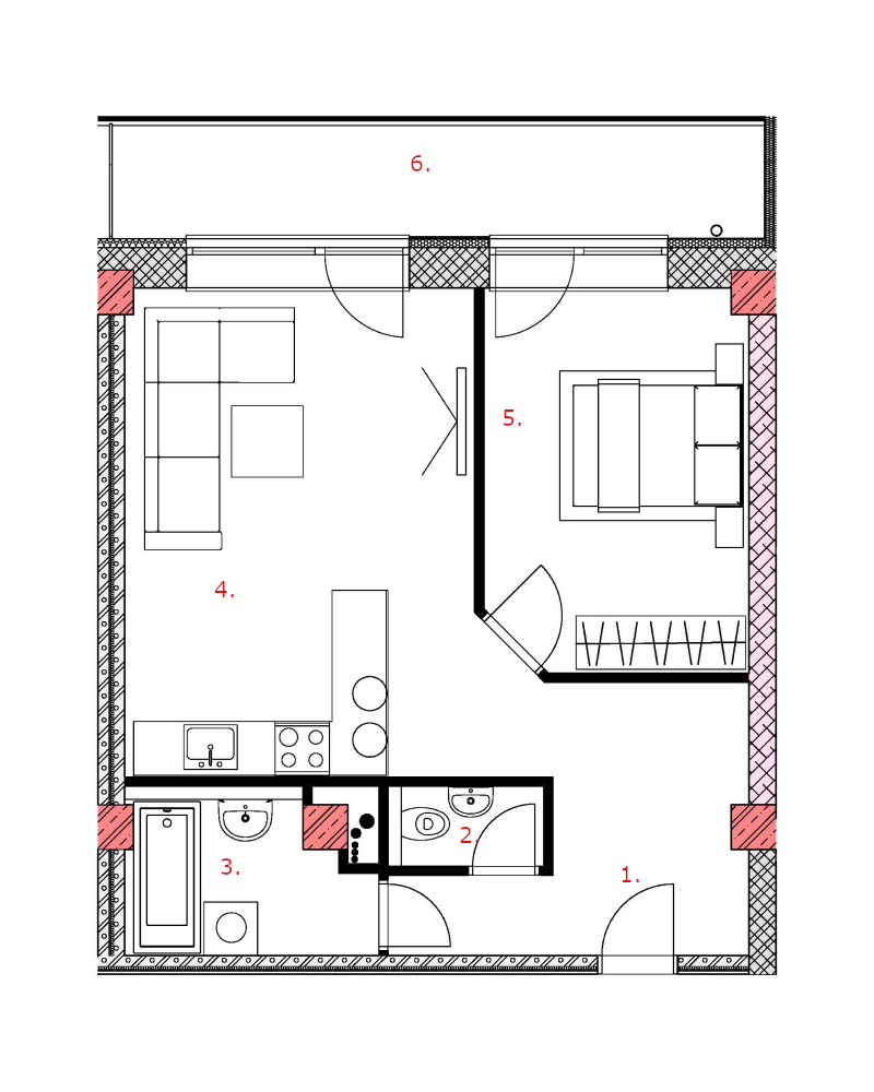 Galandov majer - V40.4.2 - Pôdorys