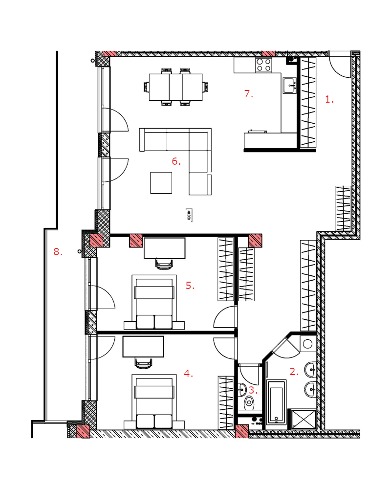 Galandov majer - V9.1.2 - Pôdorys