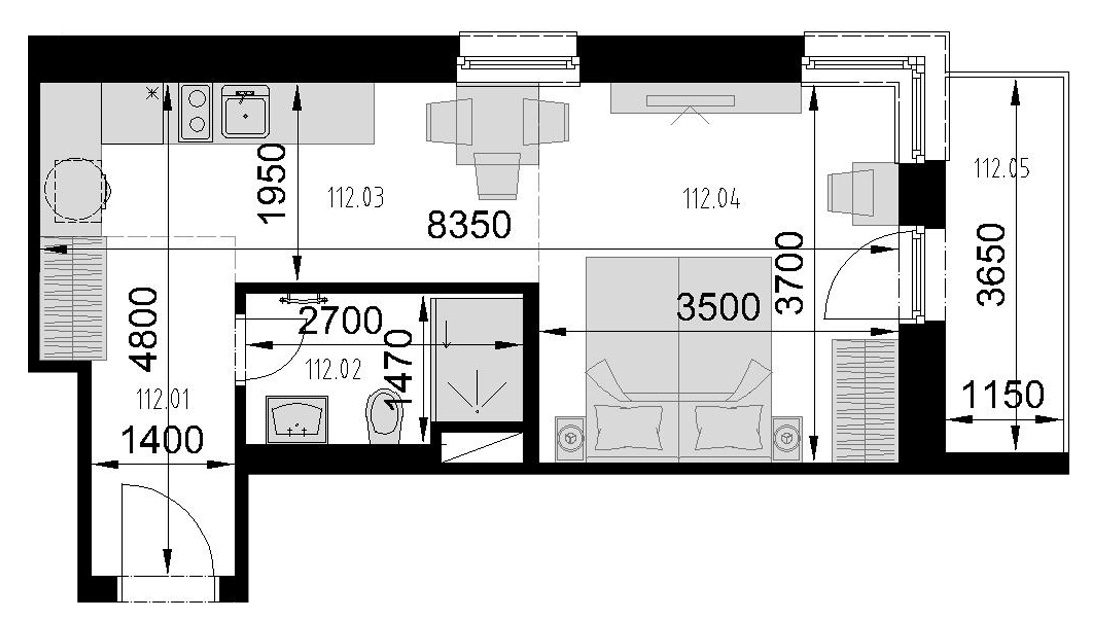 Kaštieľ Bocian - 112 - Pôdorys