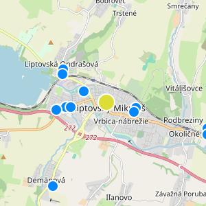 Tatra City Residence - map