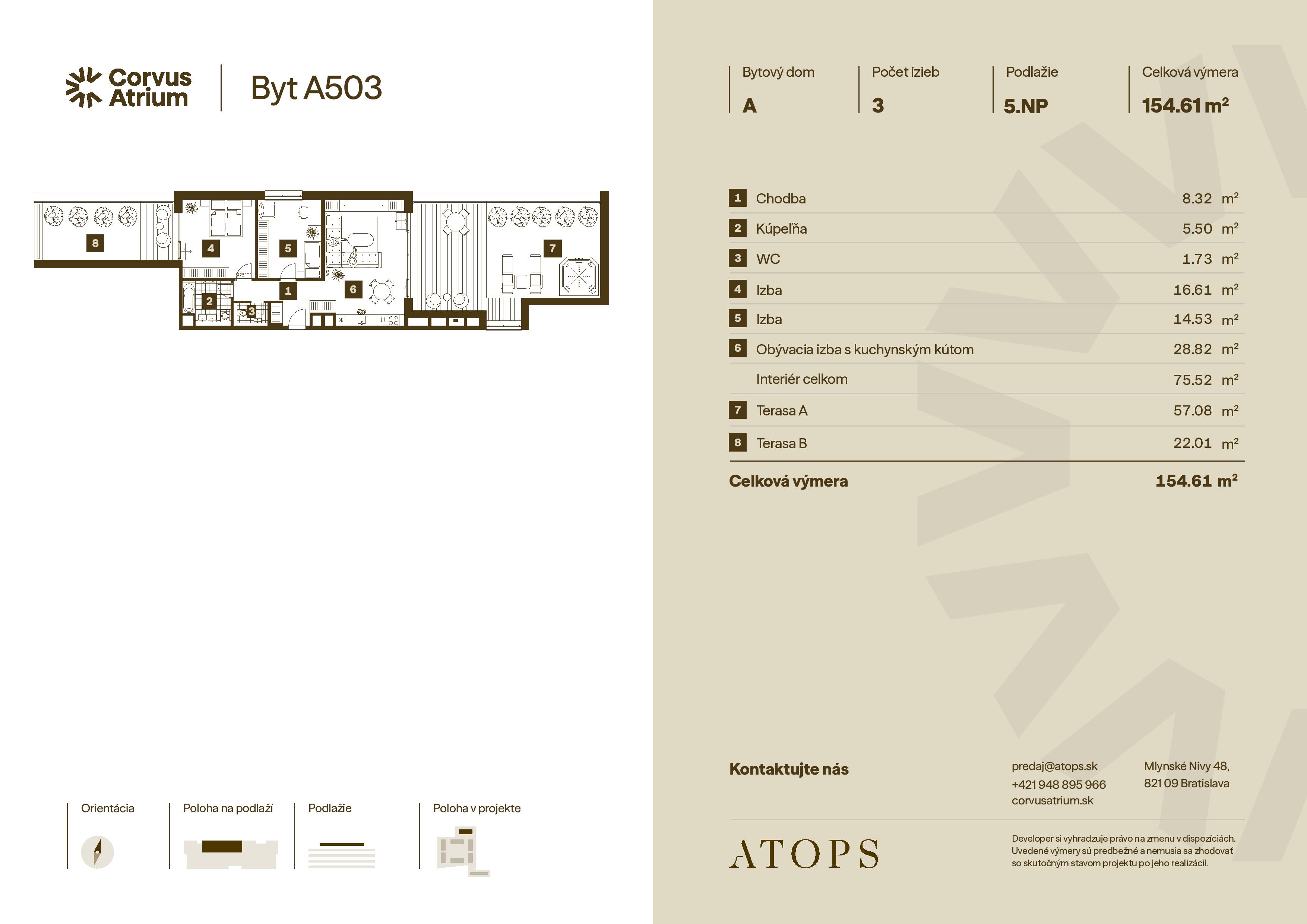 Corvus Malacky - A503 - Pôdorys