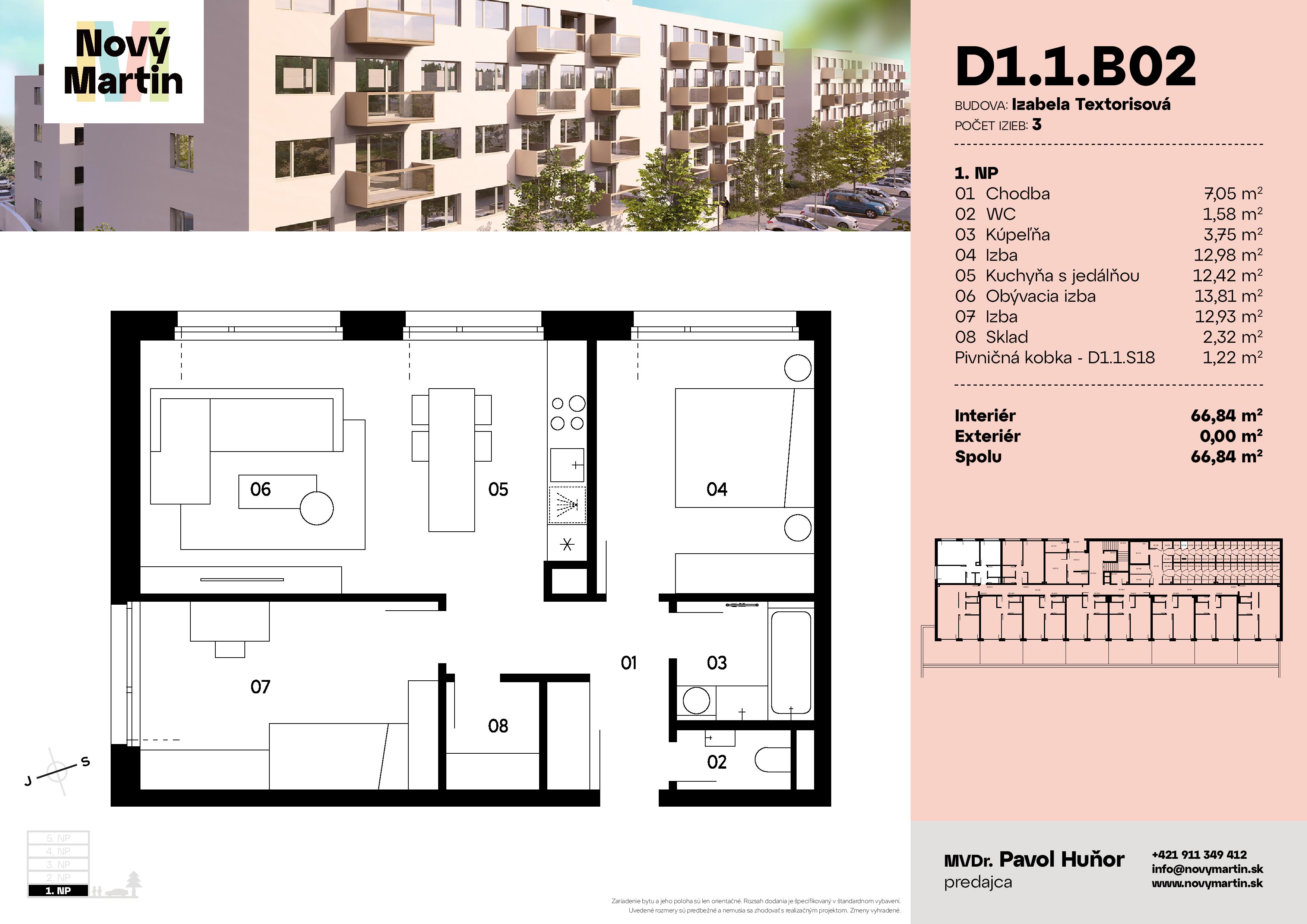 Nový Martin - D1.1.B02 - Pôdorys
