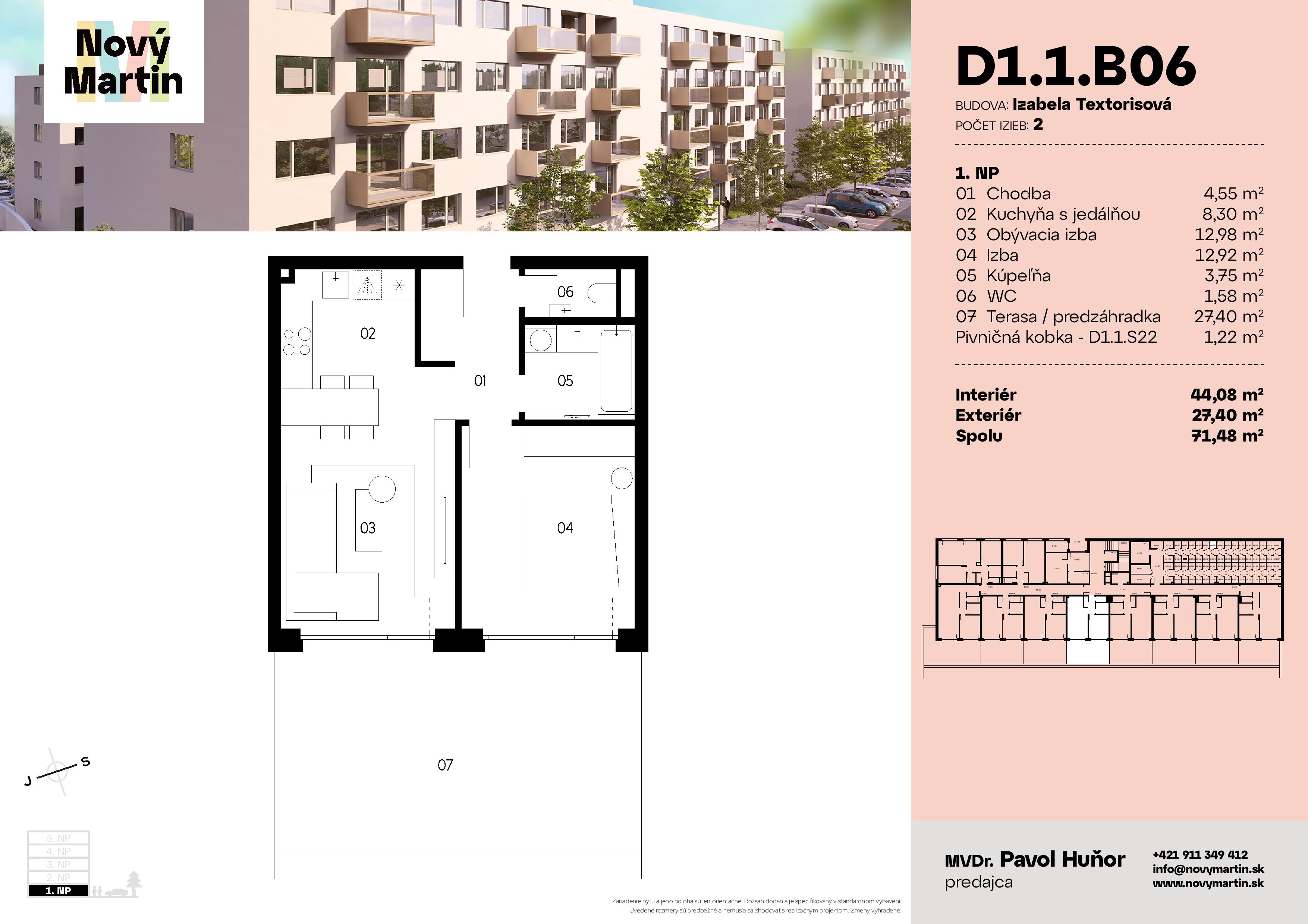 Nový Martin - D1.1.B06 - Pôdorys