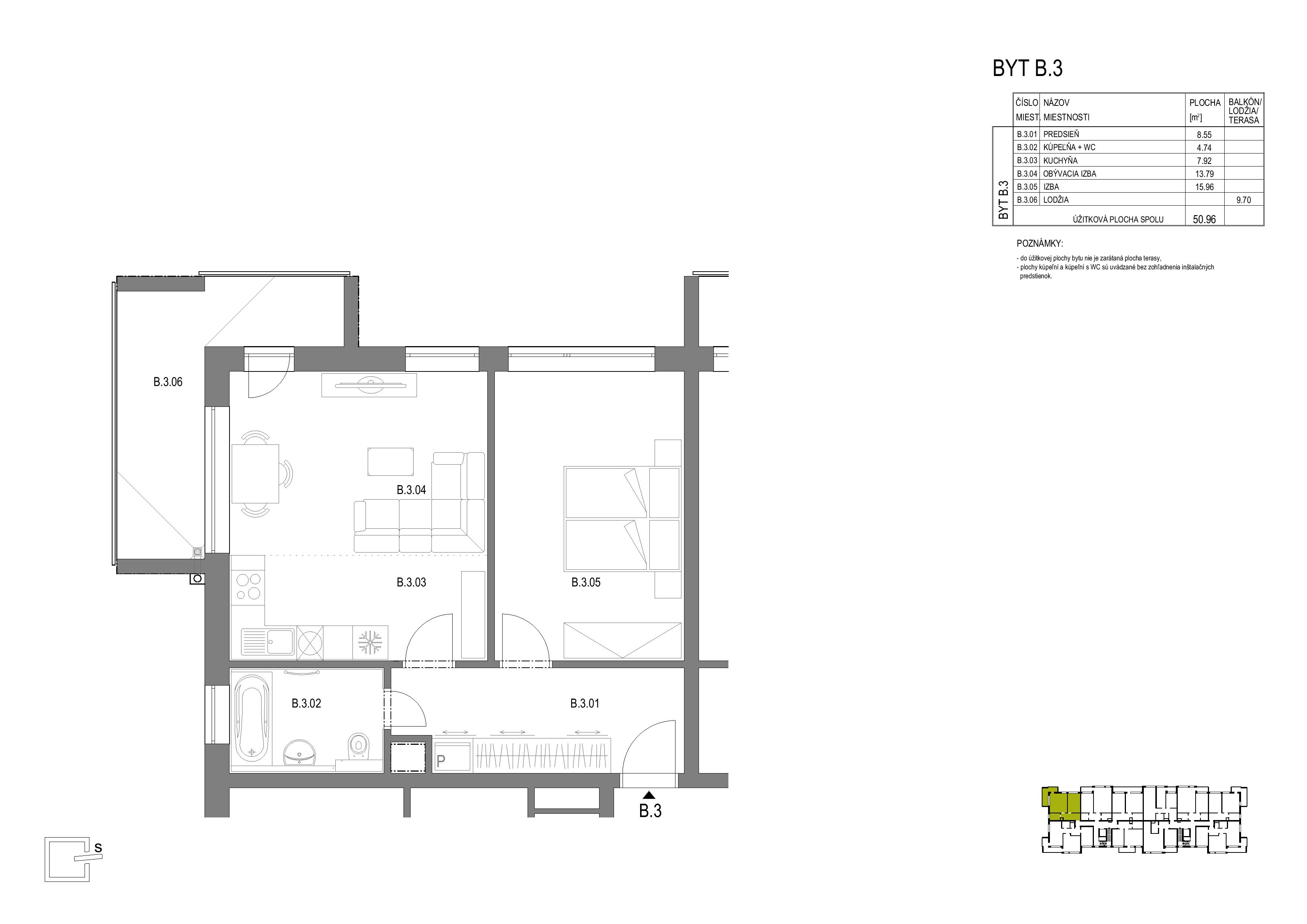 Anna Park - B.3 - Pôdorys