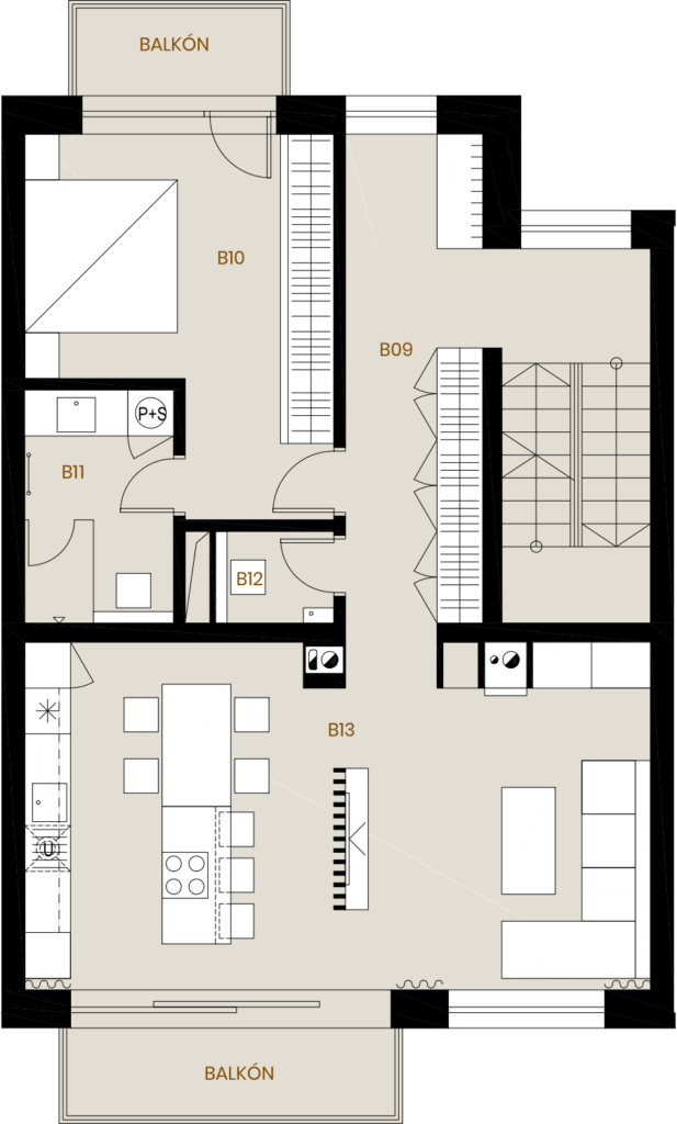 Miloslavov Housing - B2 - Pôdorys