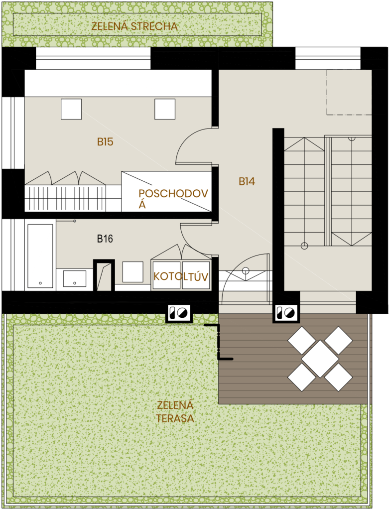 Miloslavov Housing - B2 - Pôdorys