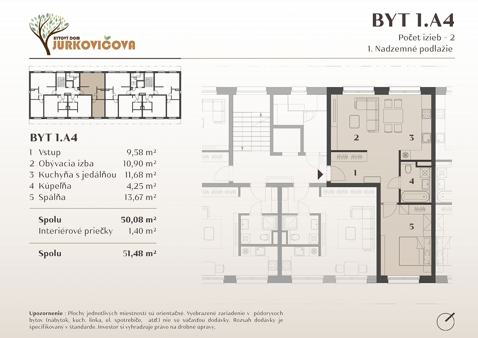 Jurkovičova - 1.A4 - Pôdorys