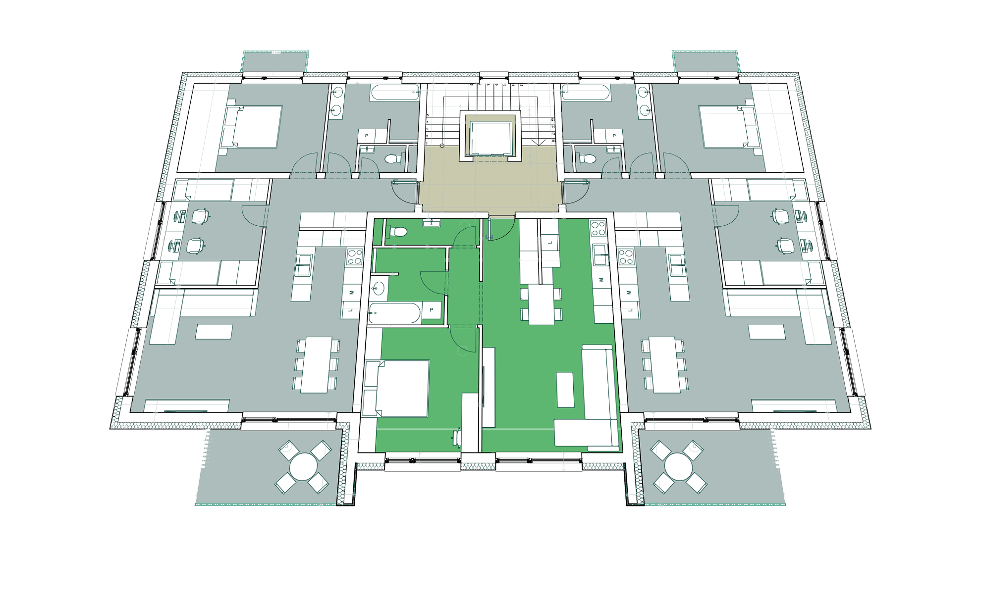 Lipový háj - NP5 - A - Pôdorys