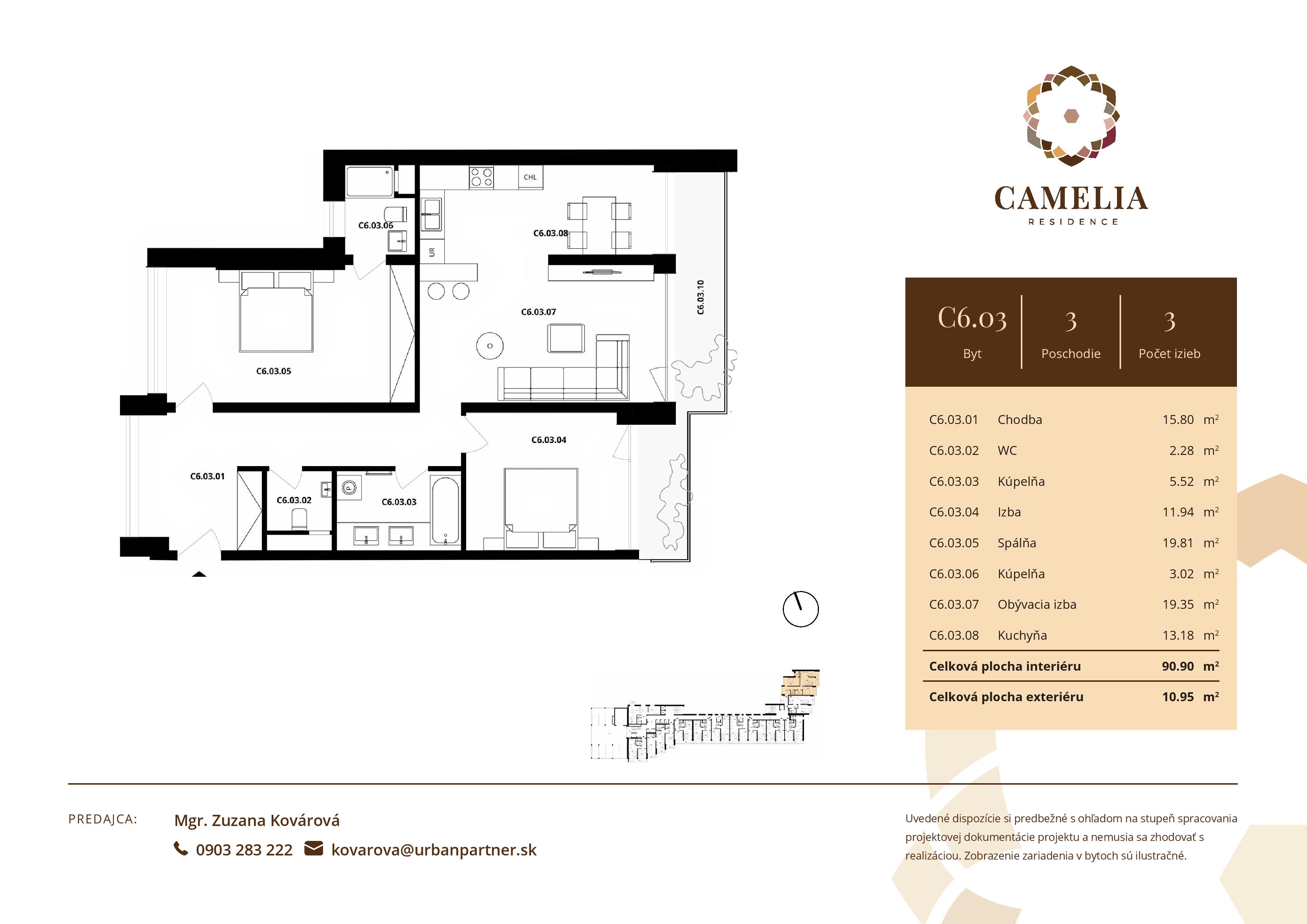 Camelia Residence - C6.03 - Pôdorys