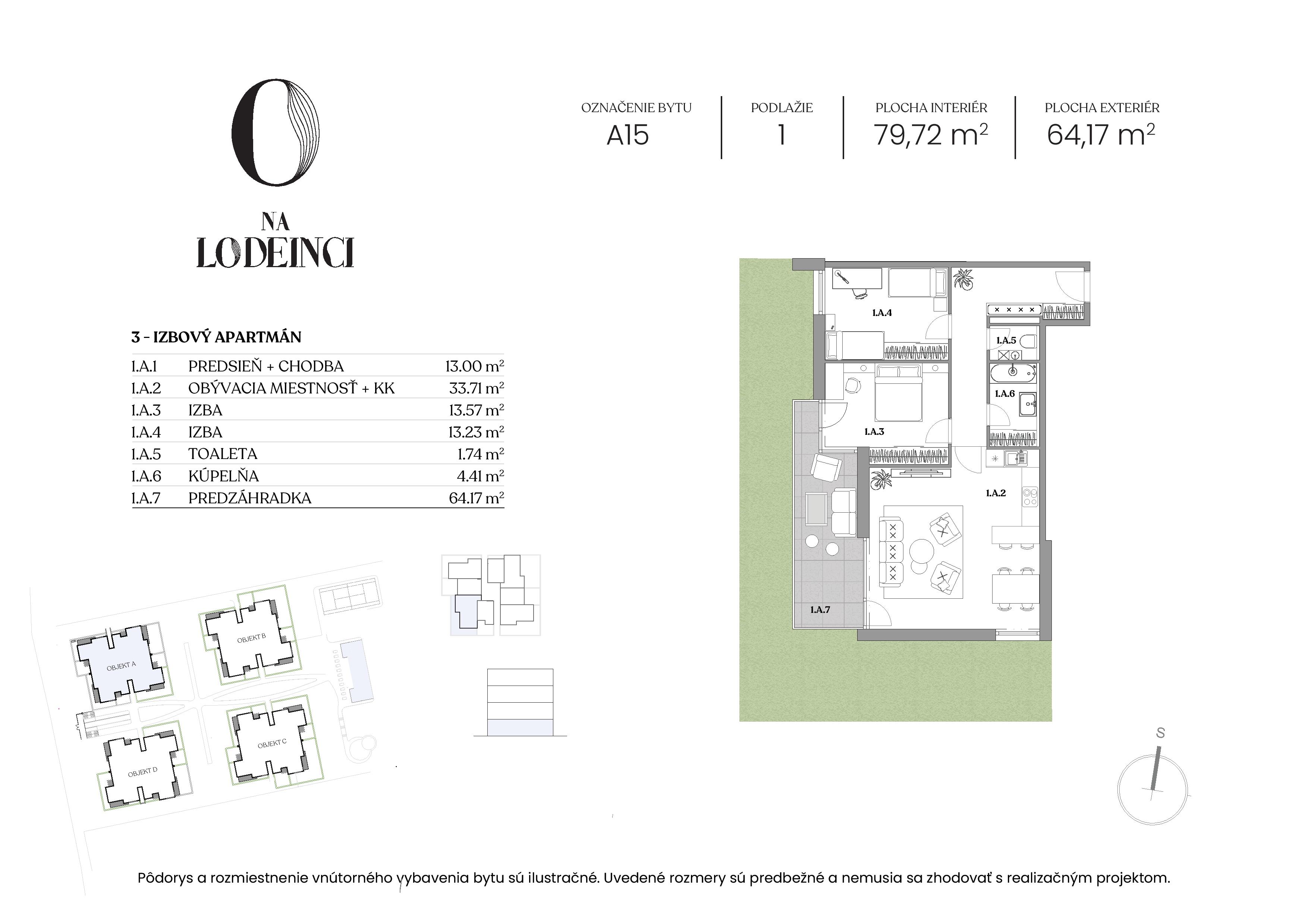 Na Lodenici - A15 - Pôdorys