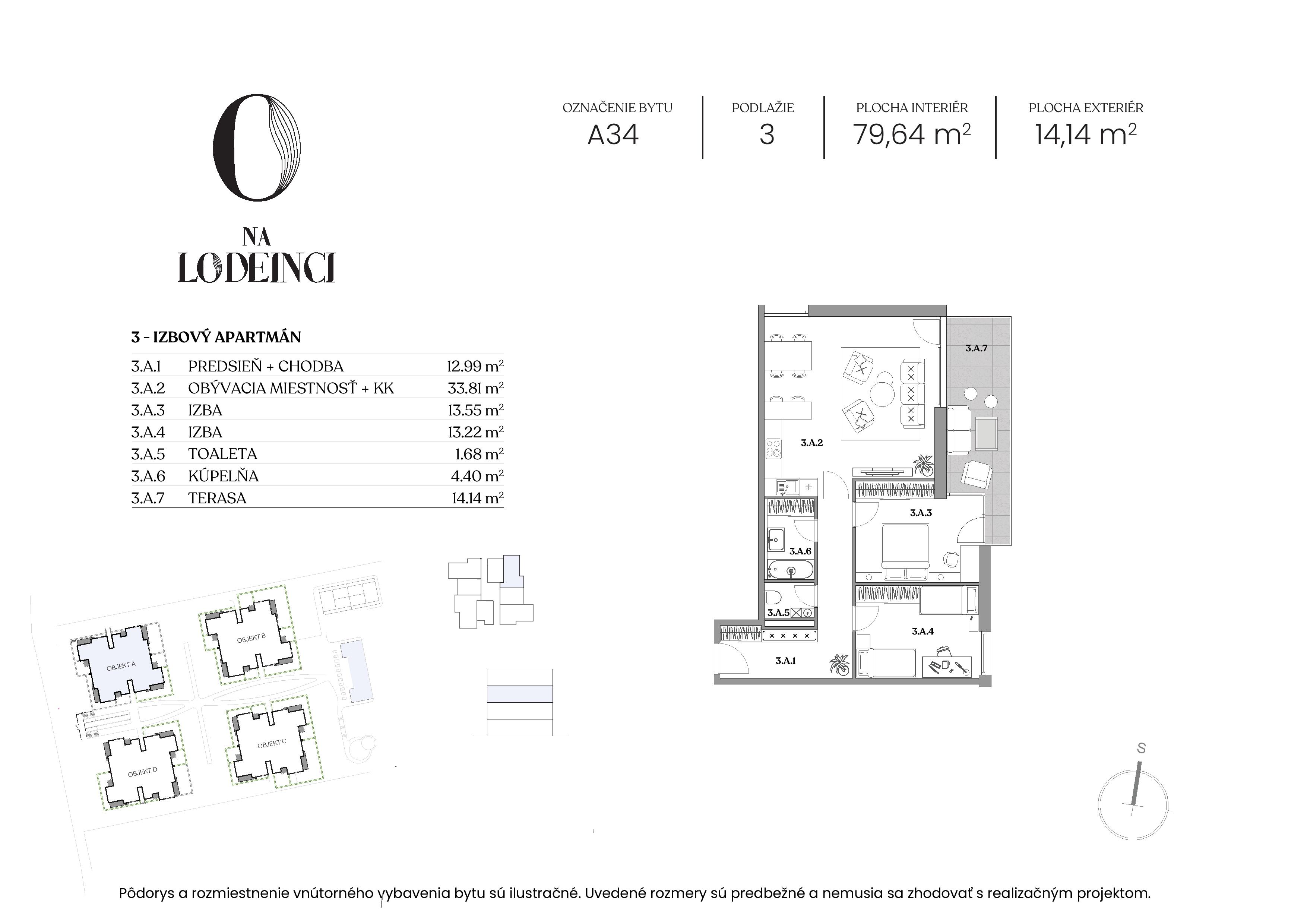 Na Lodenici - A34 - Pôdorys