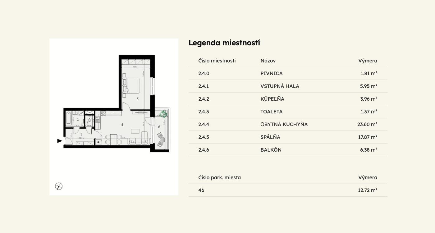 Selanky - B-2.4 - Pôdorys