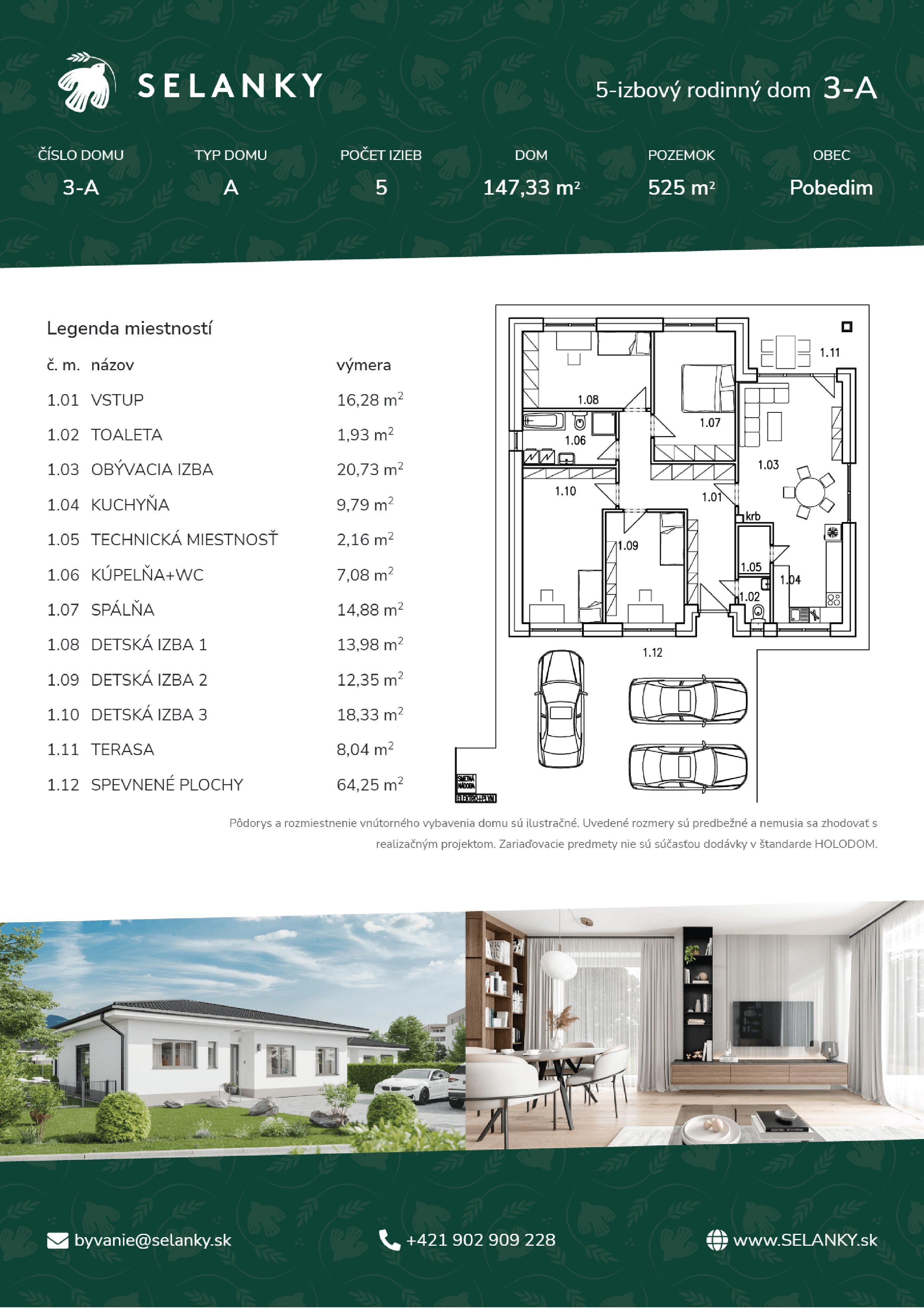 Selanky - 3-A - Pôdorys