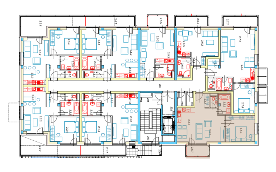 Egidius Residence - 2.8 - Pôdorys