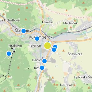 Rezidencia pod Čebraťom - map