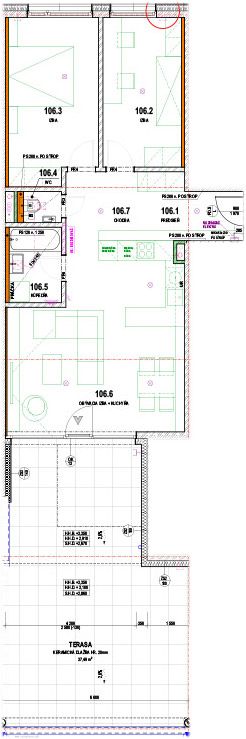 Baťove rezidencie - 106 - Pôdorys