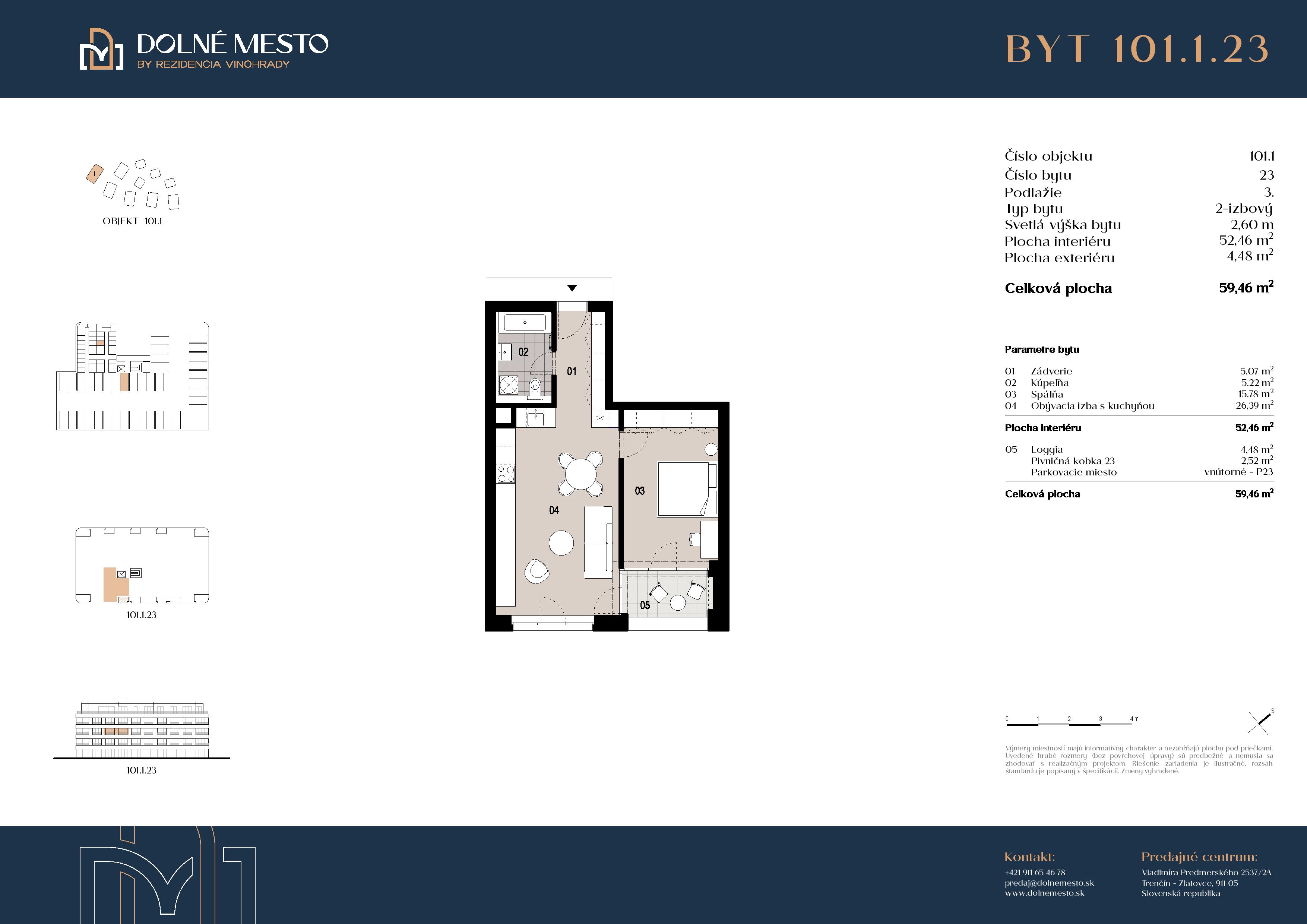 Dolné mesto - 101.1.23 - Pôdorys