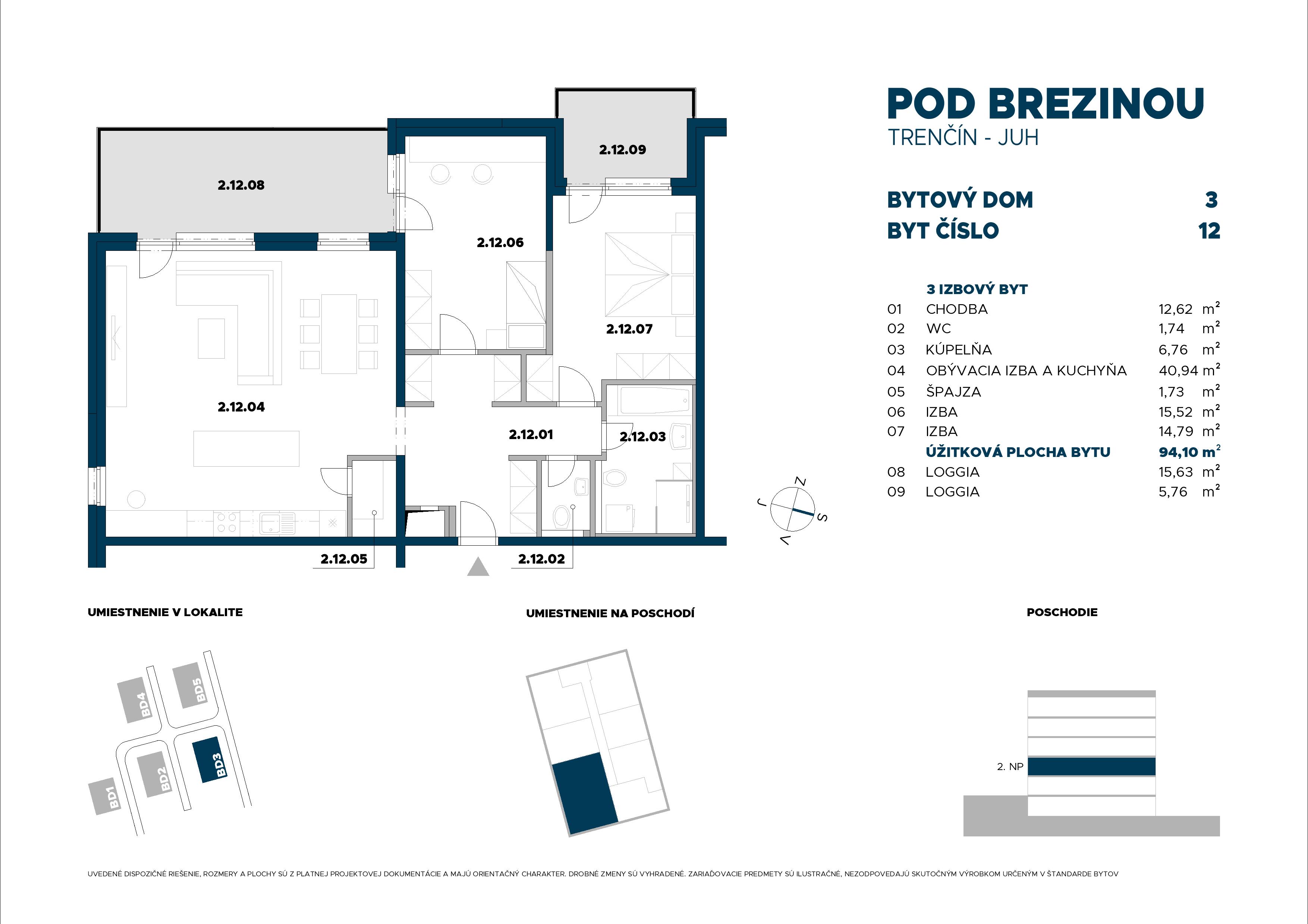 Pod Brezinou - 12 - Pôdorys