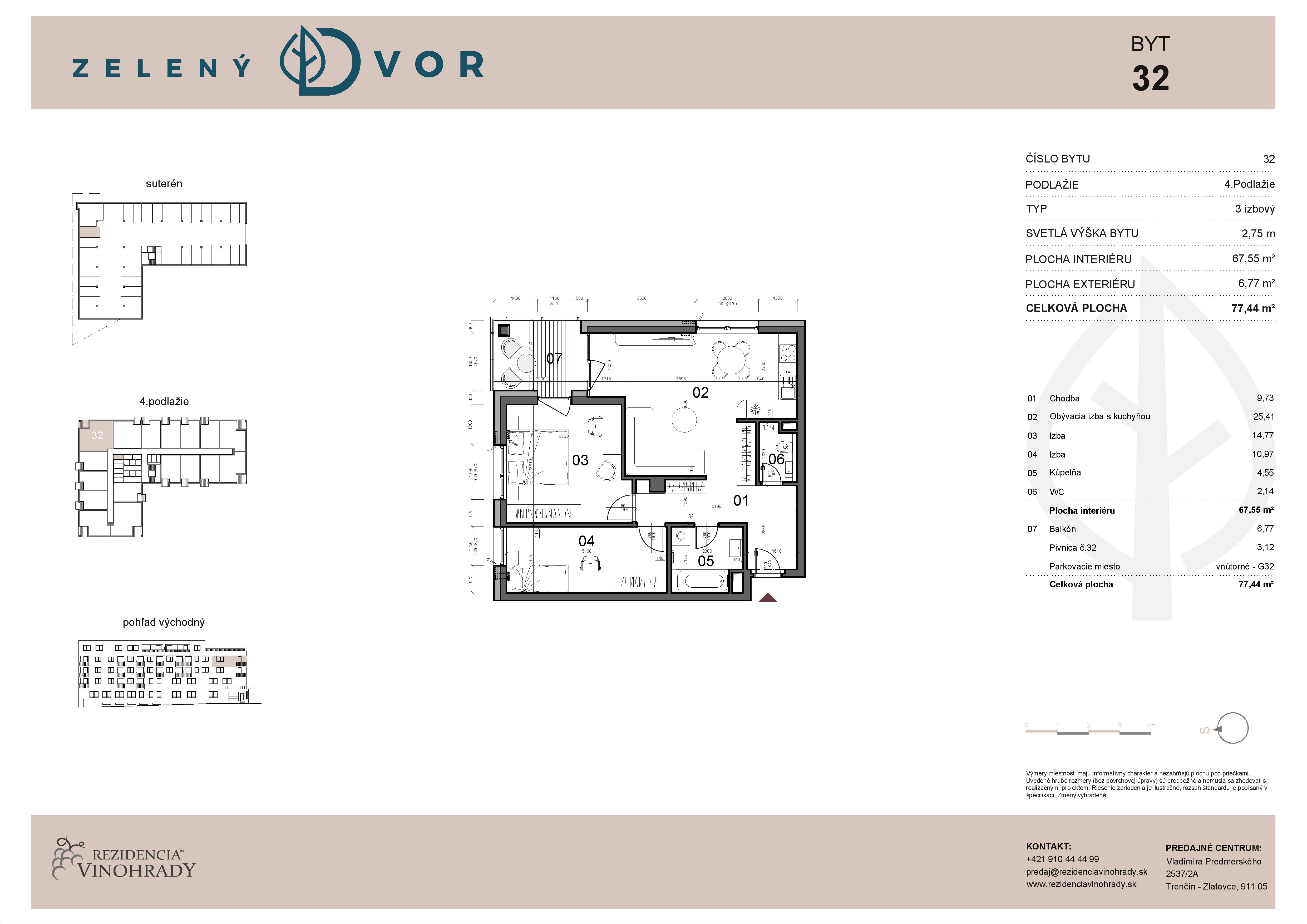 Trenčín Zelený dvor - 32 - Pôdorys