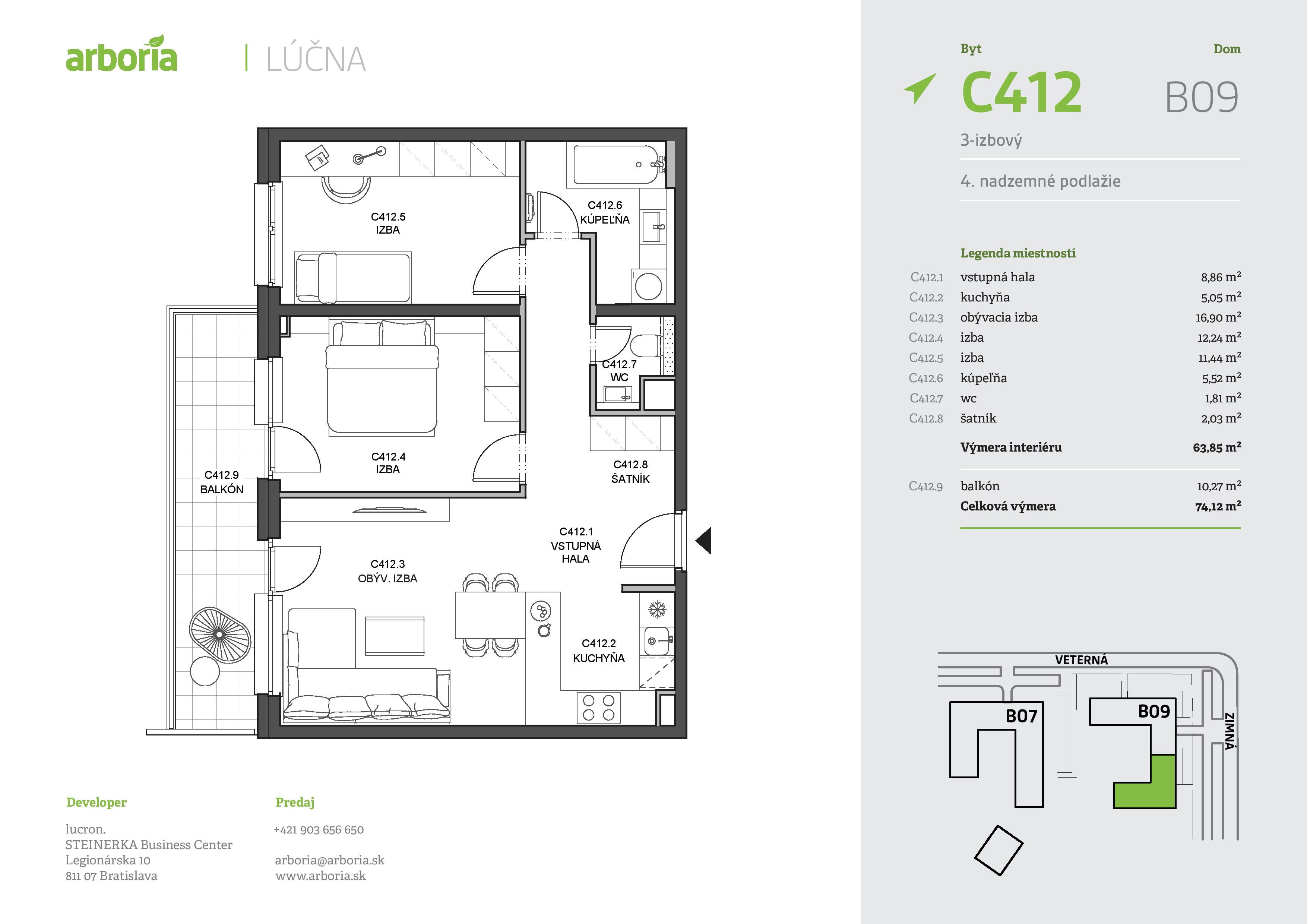 Arboria - C412 - Pôdorys