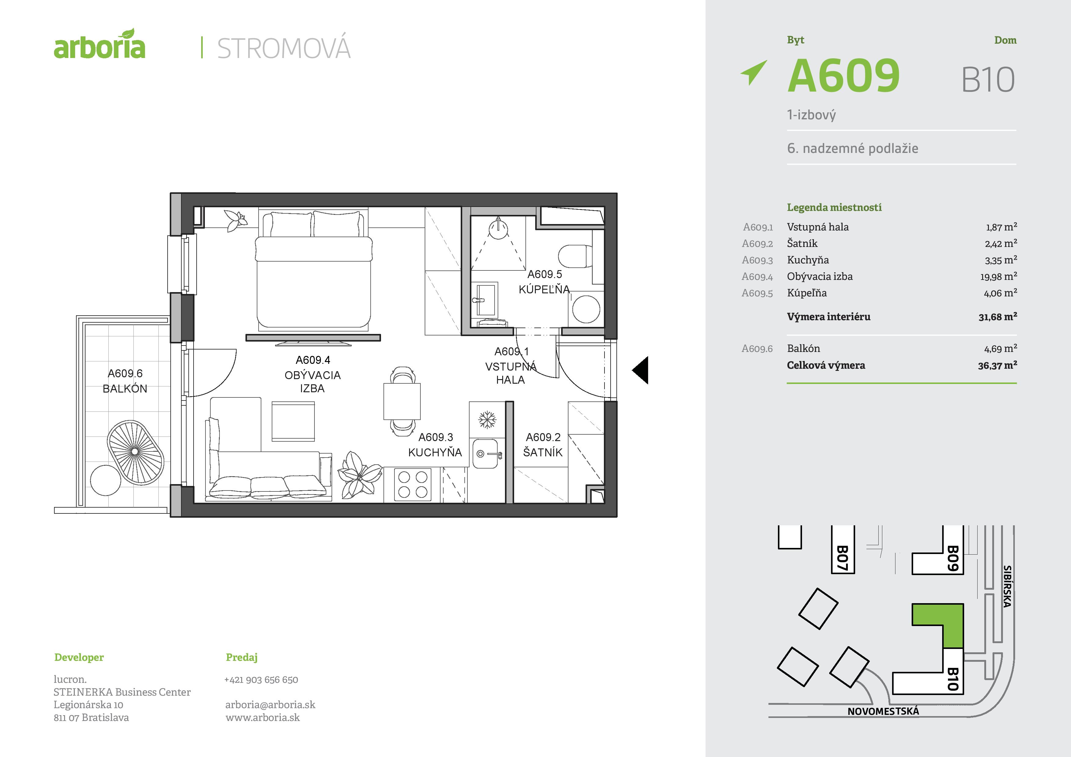 Arboria - A609 - Pôdorys