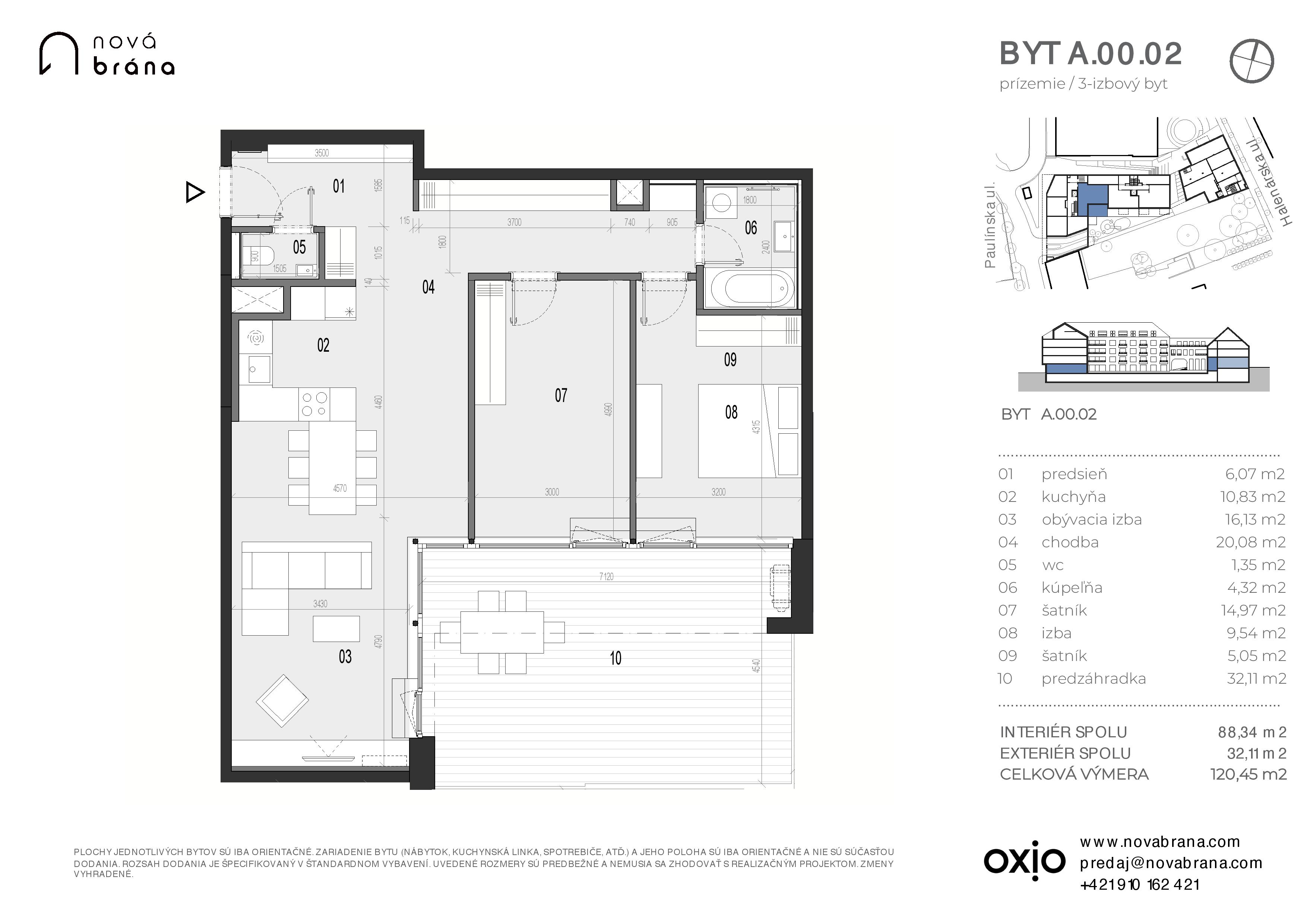 Nová brána - A.00.02 - Pôdorys