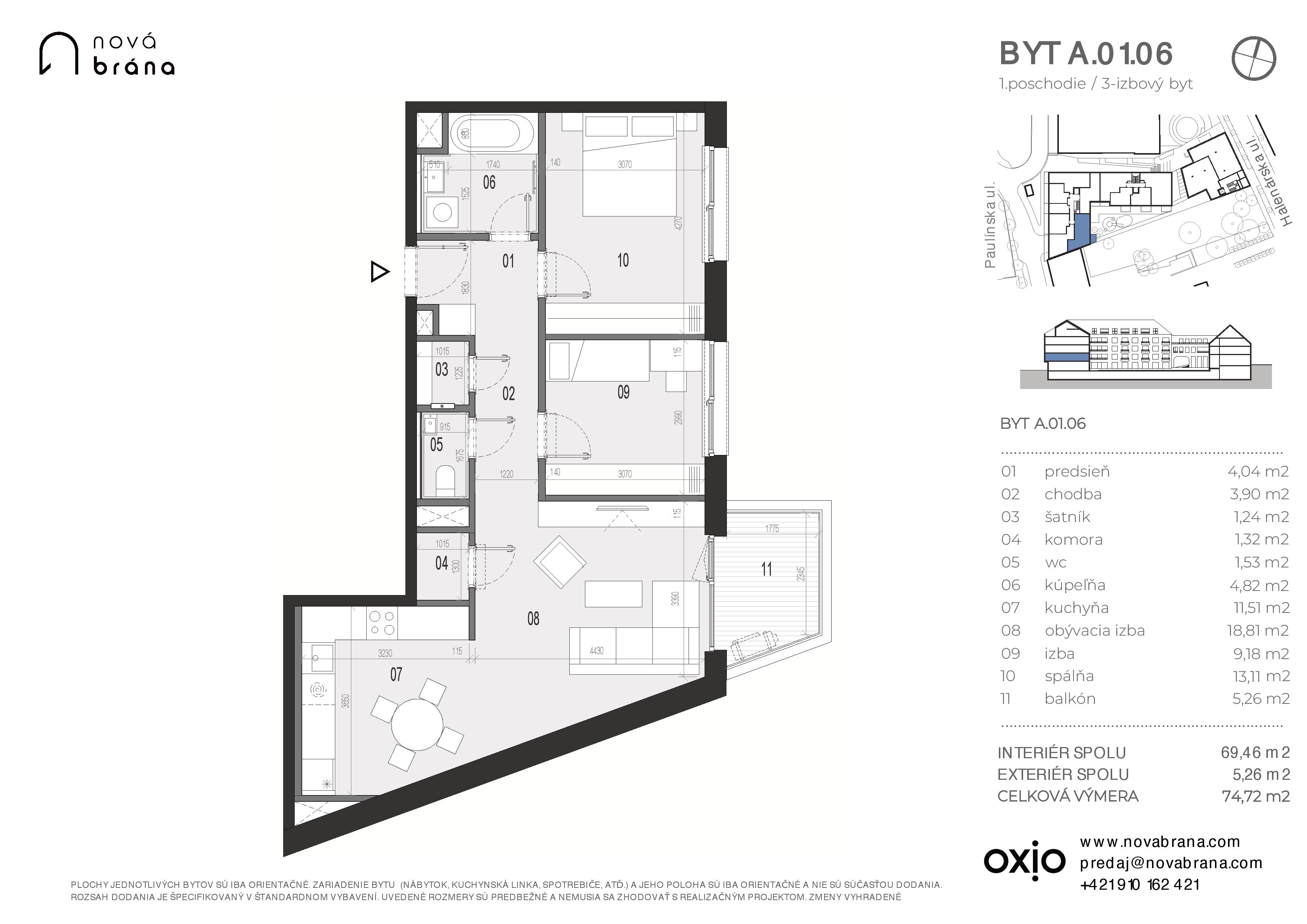 Nová brána - A.01.06 - Pôdorys
