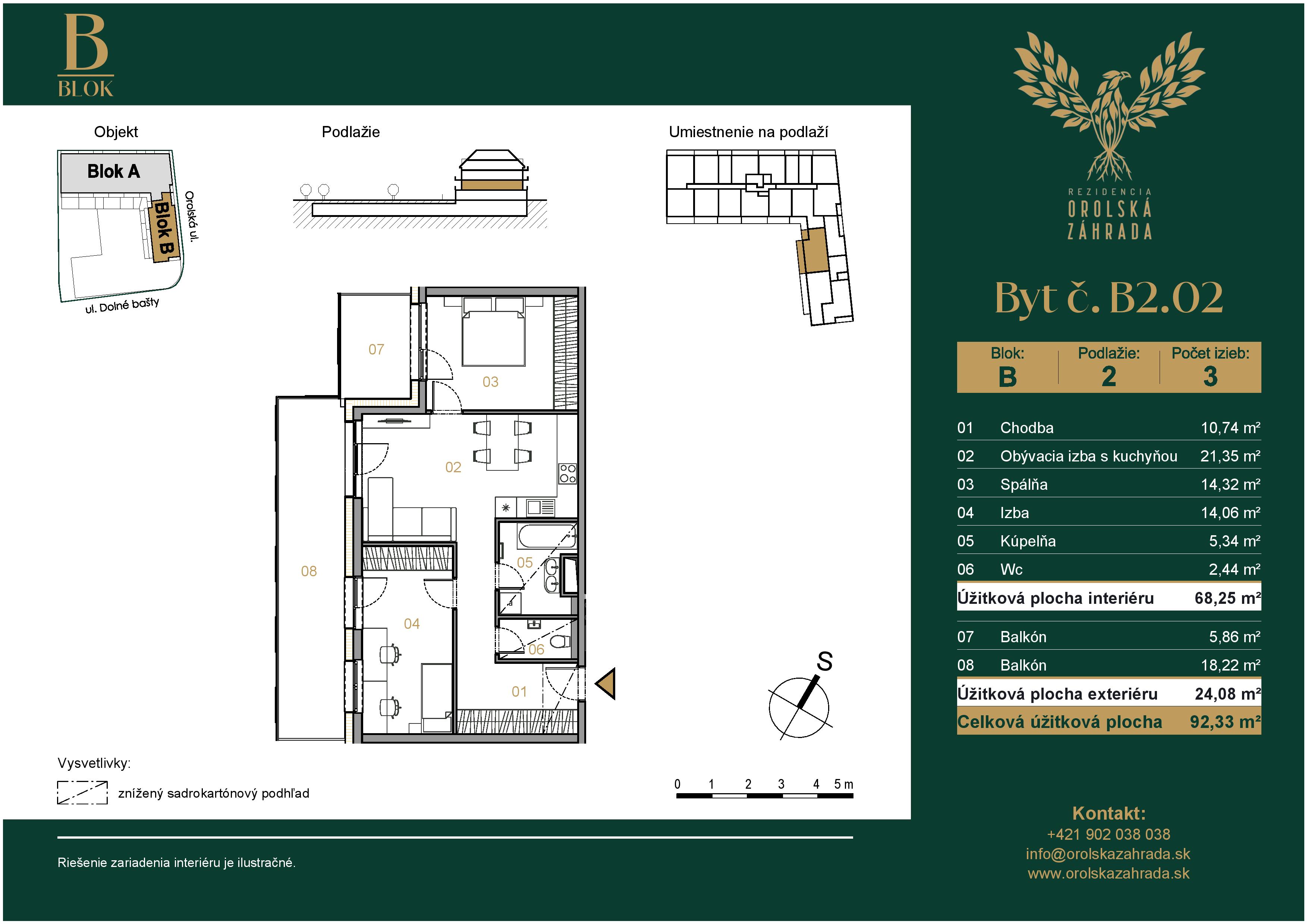 Orolská záhrada - B2.02 - Pôdorys