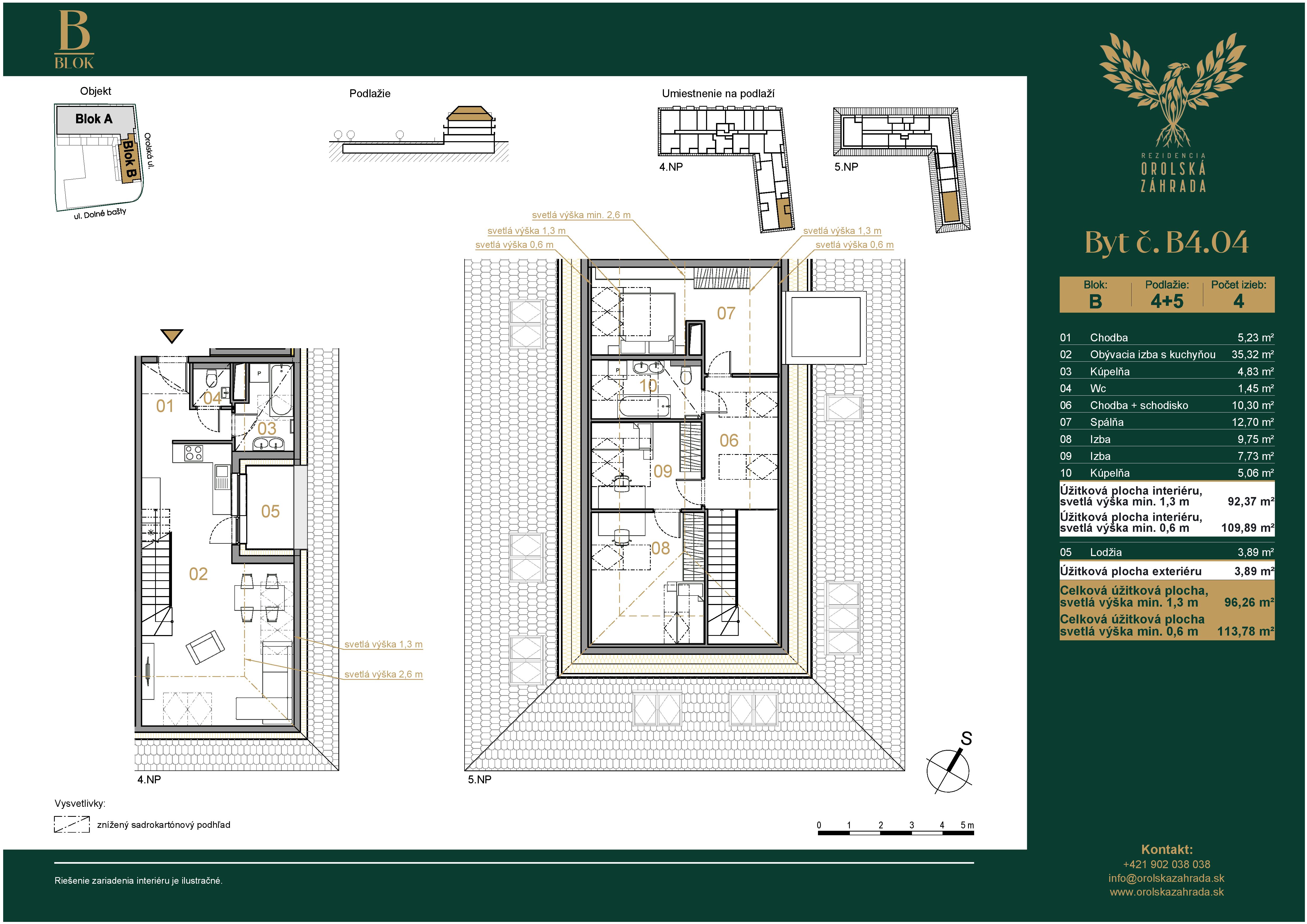 Orolská záhrada - B4.04 - Pôdorys