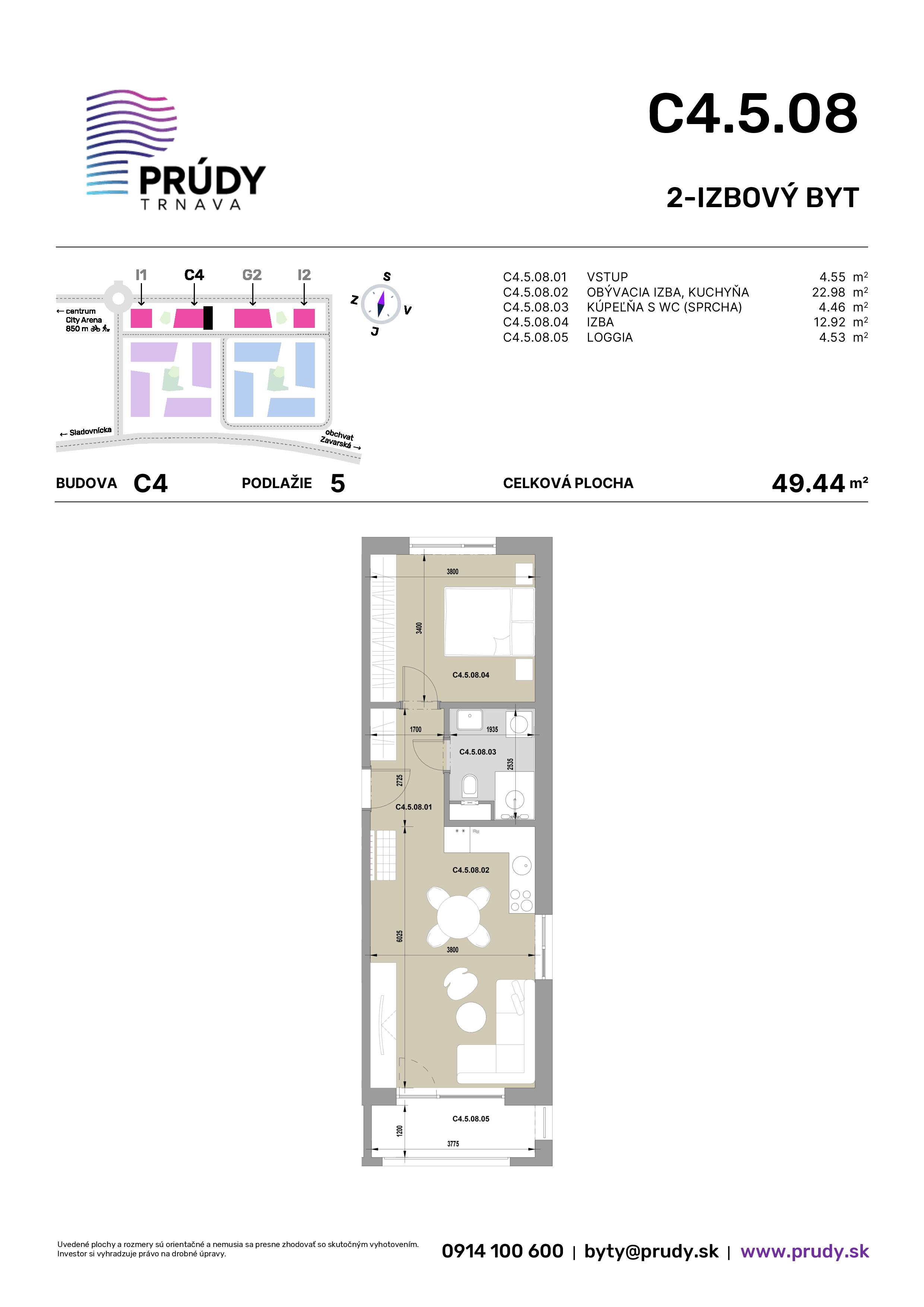 Prúdy Trnava - C4.5.08 - Pôdorys