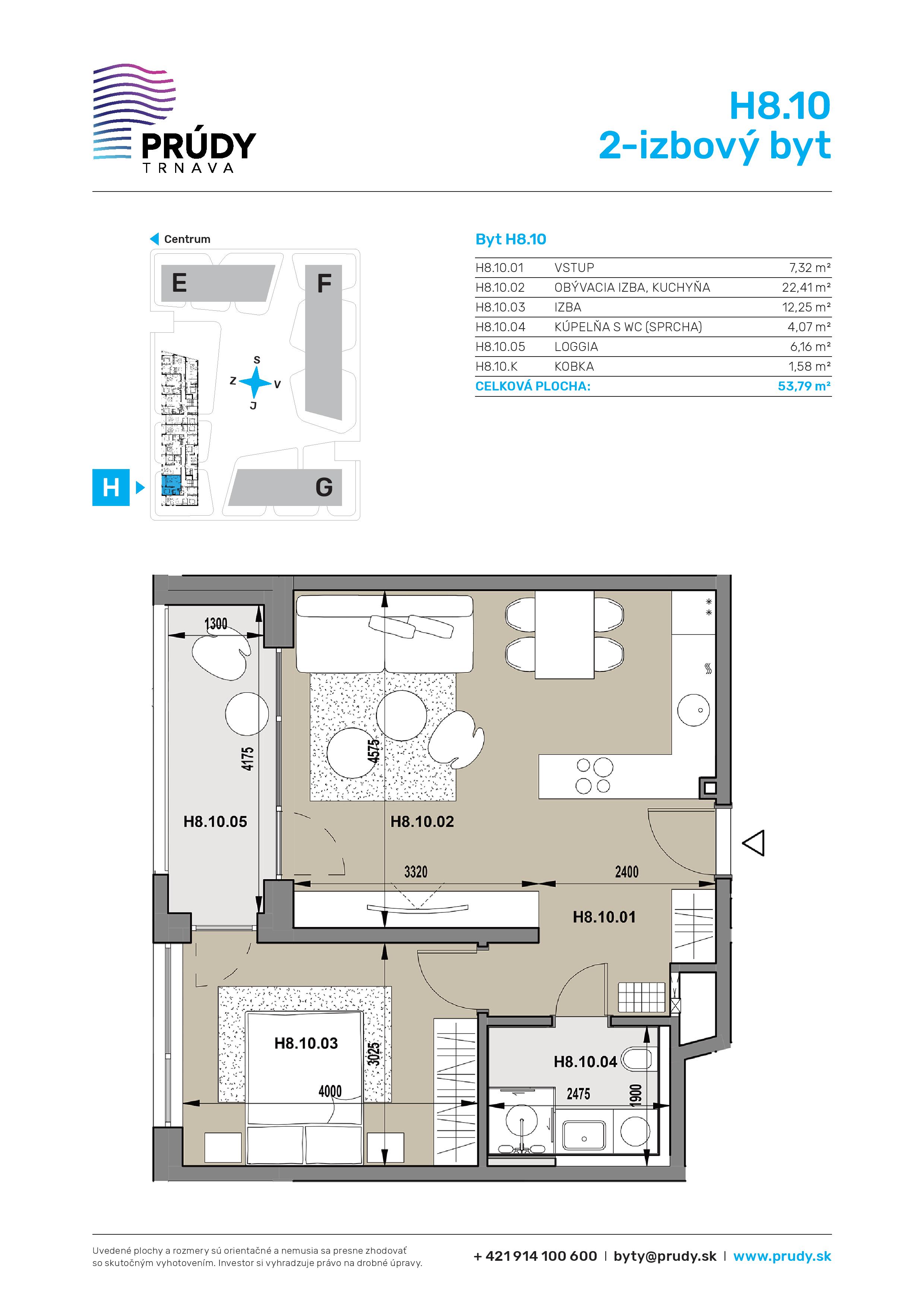 Prúdy Trnava - H8.10 - Pôdorys