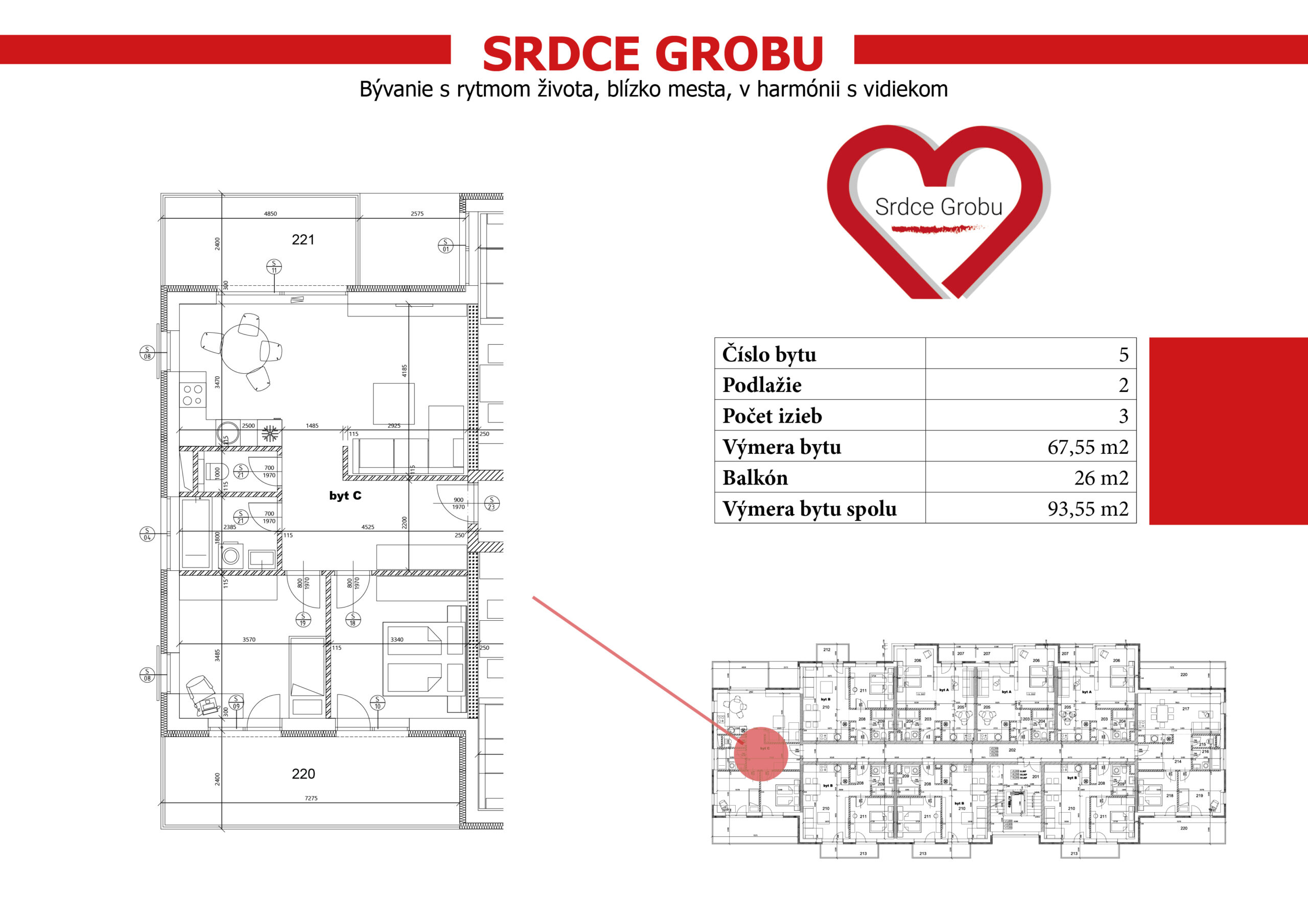 Srdce Grobu - 5 - Pôdorys