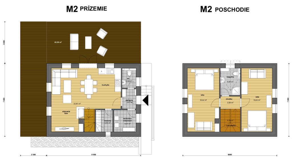 Tokajský dvor - 7/M2 - Pôdorys