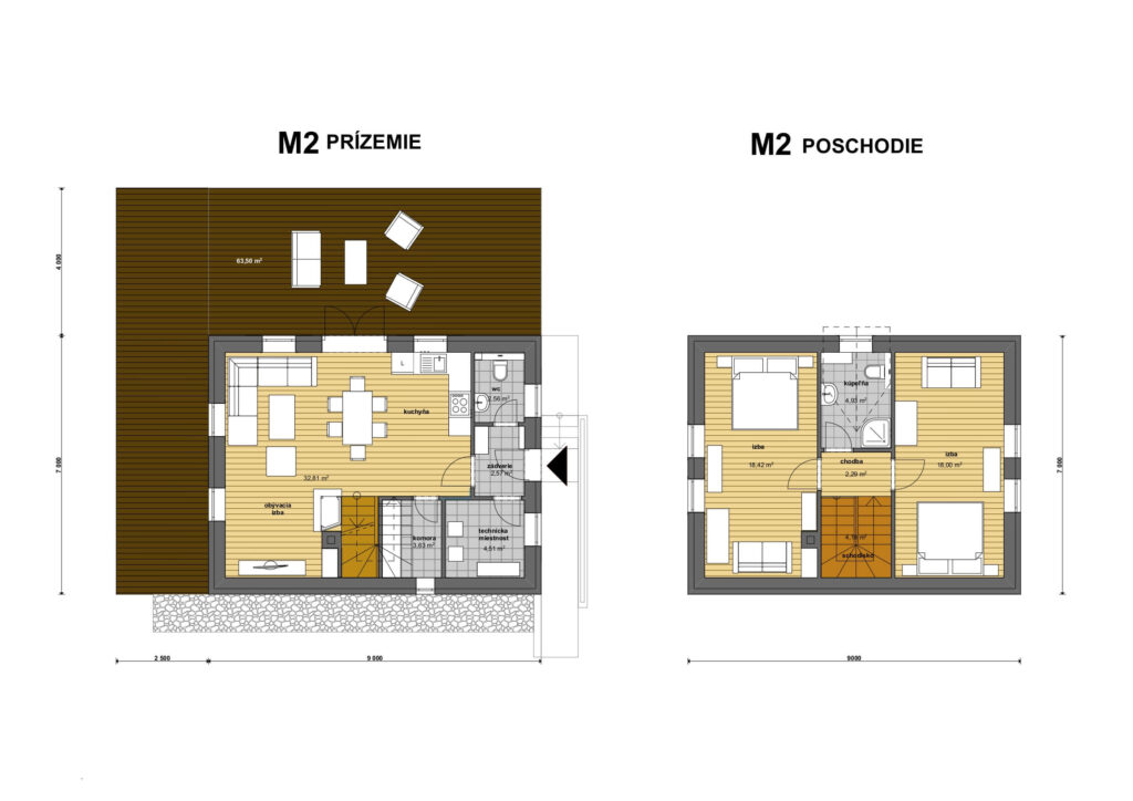 Tokajský dvor - 9/M2 - Pôdorys