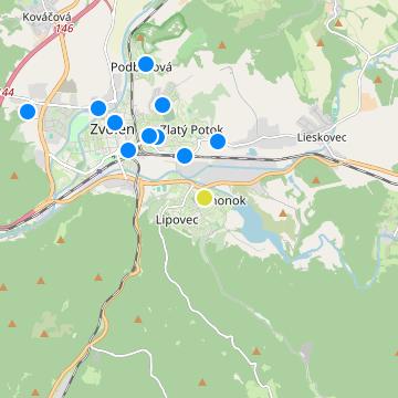 Bytový dom Hájik - map