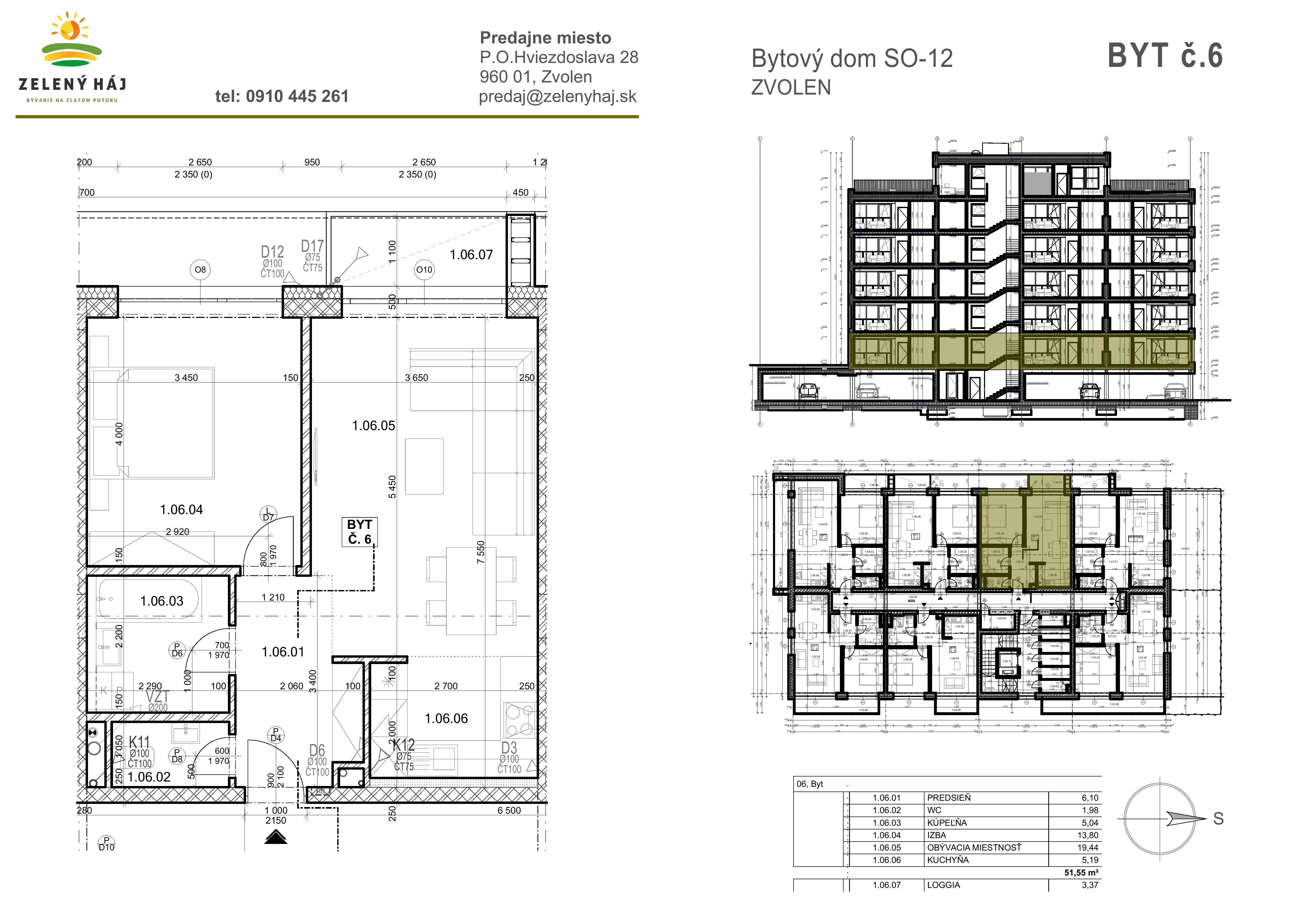 Zelený Háj - B6 - Pôdorys