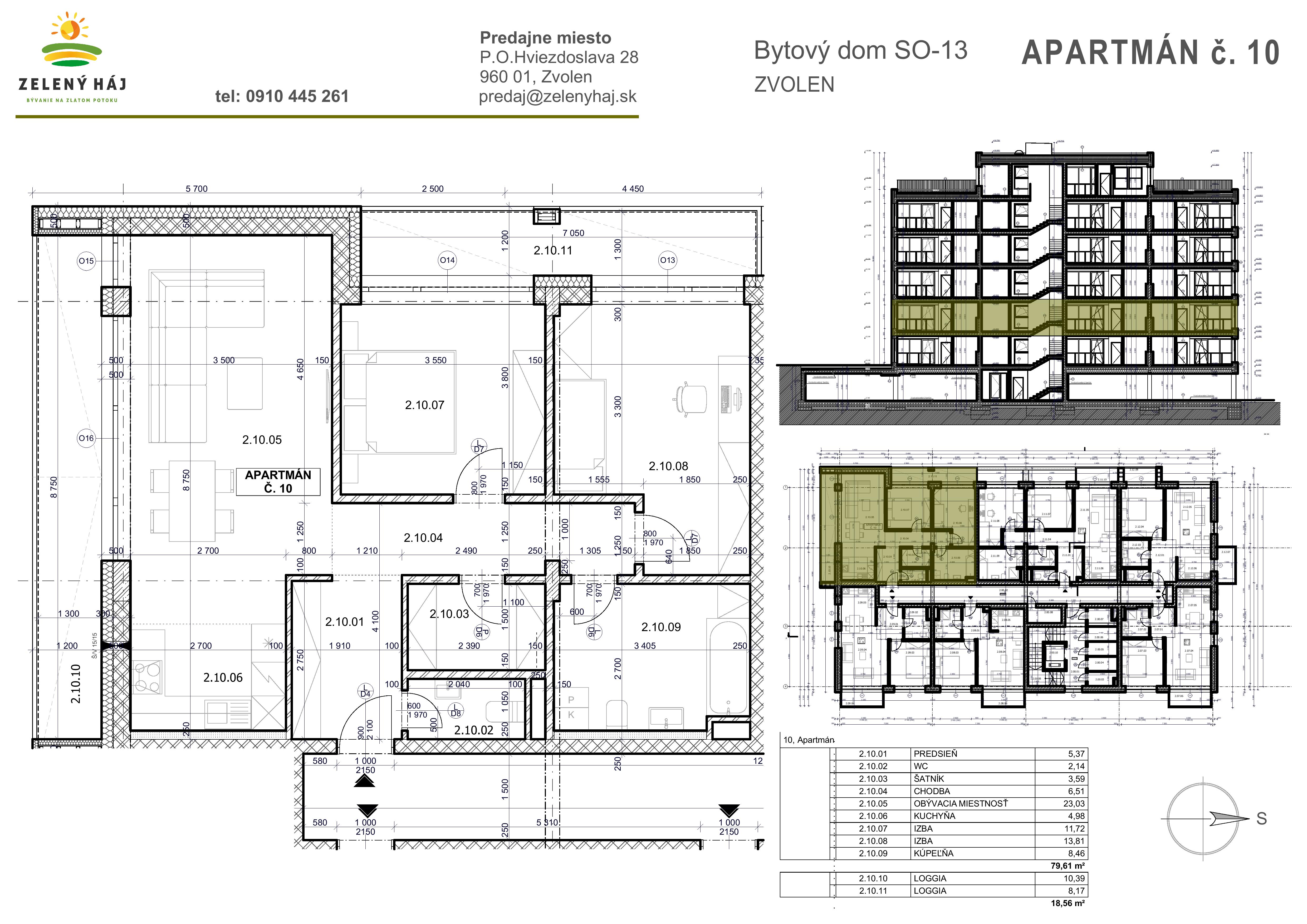 Zelený Háj - B10 - Pôdorys