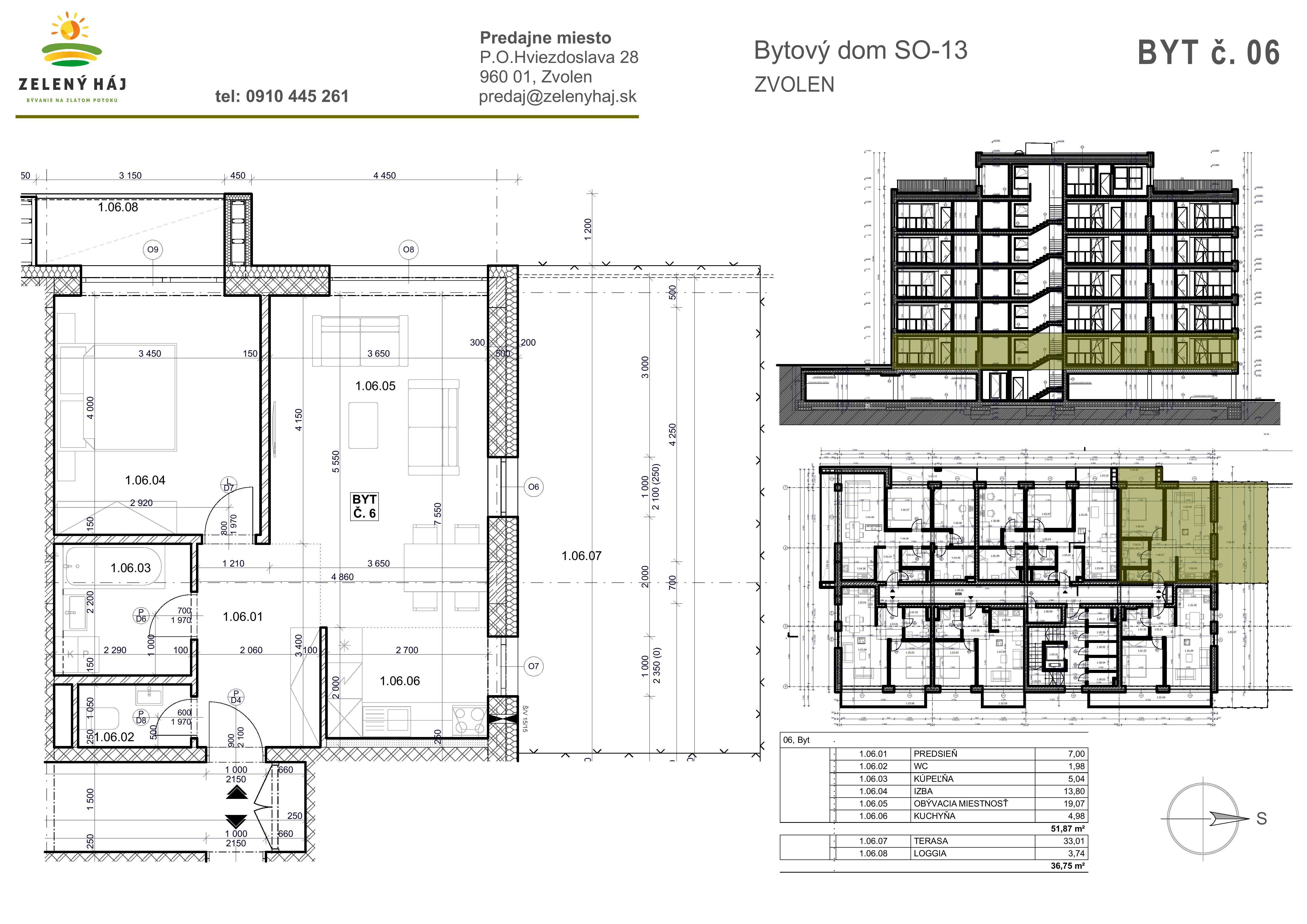 Zelený Háj - B6 - Pôdorys